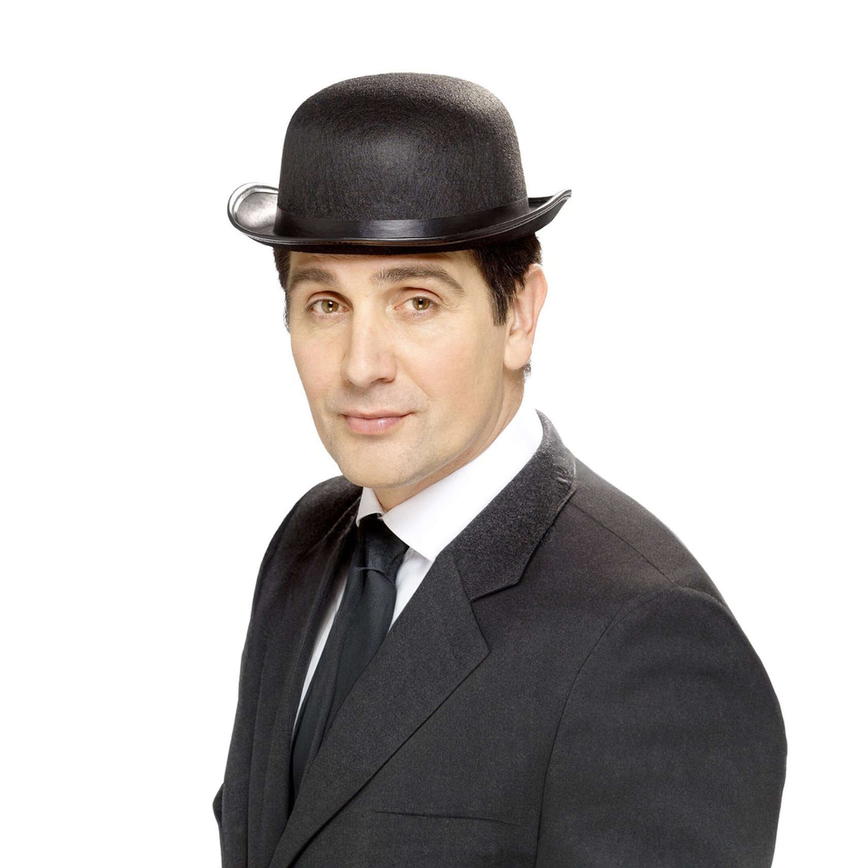 Klassieke Engelse bolhoed - roaring twenties thema - jaren 20 - gentleman verkleed hoed