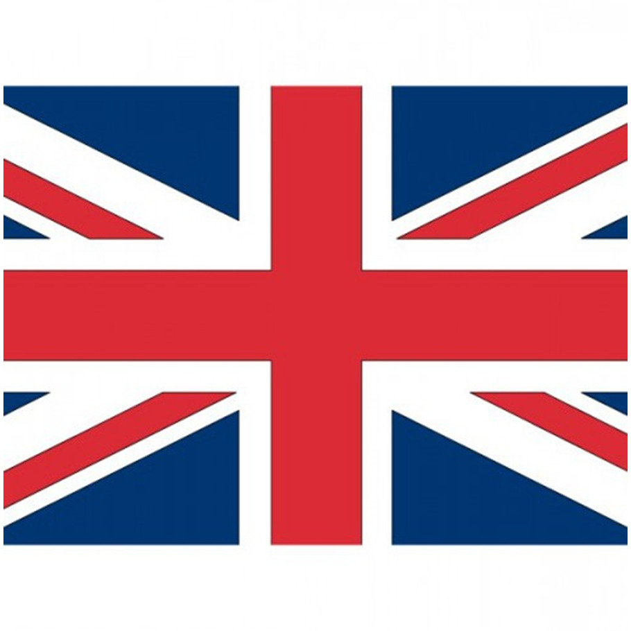 Vlag van Engeland/uk stickers - 7.5 x 10 cm - Binnen/buiten