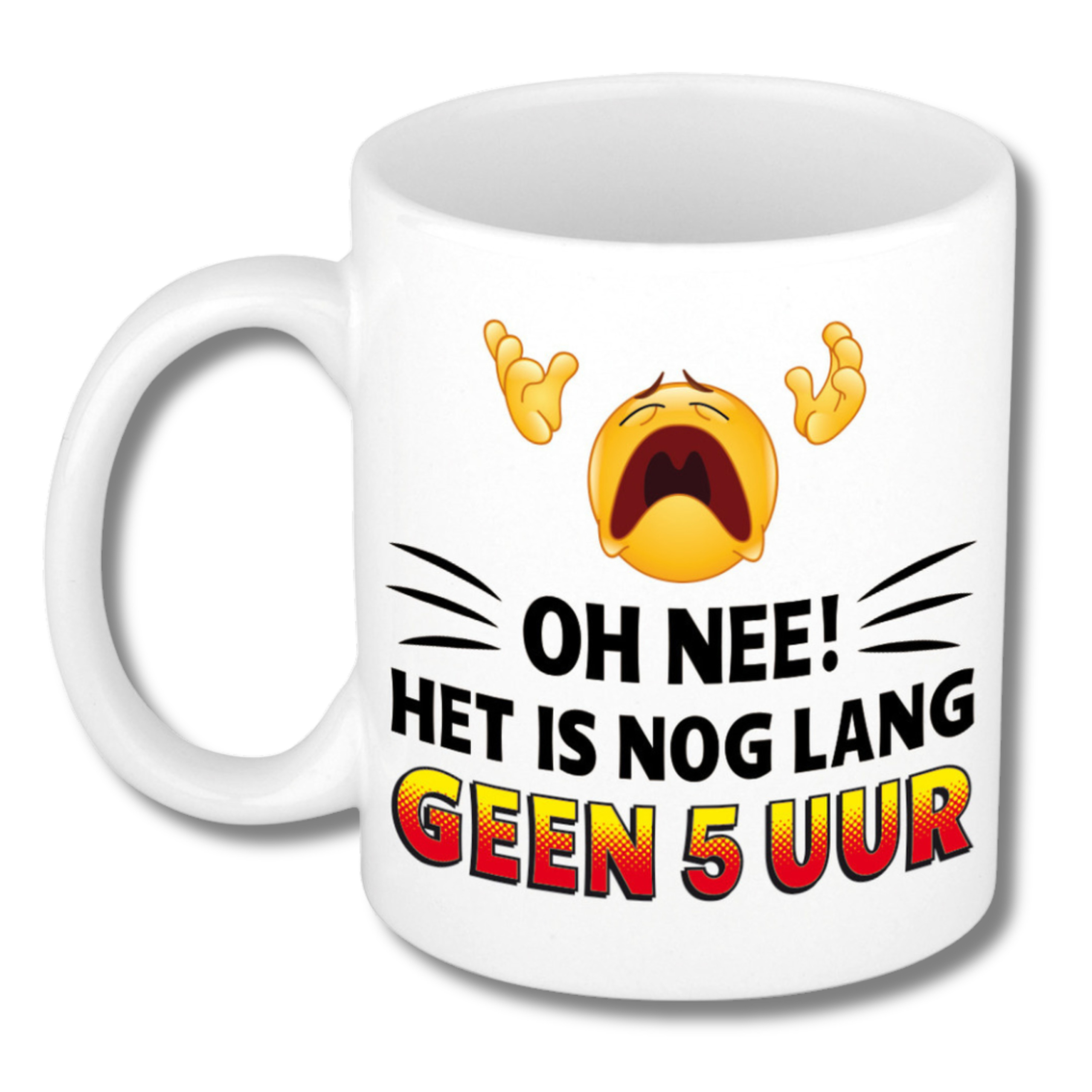 Collega Cadeau Koffiemok - wit - Oh Nee