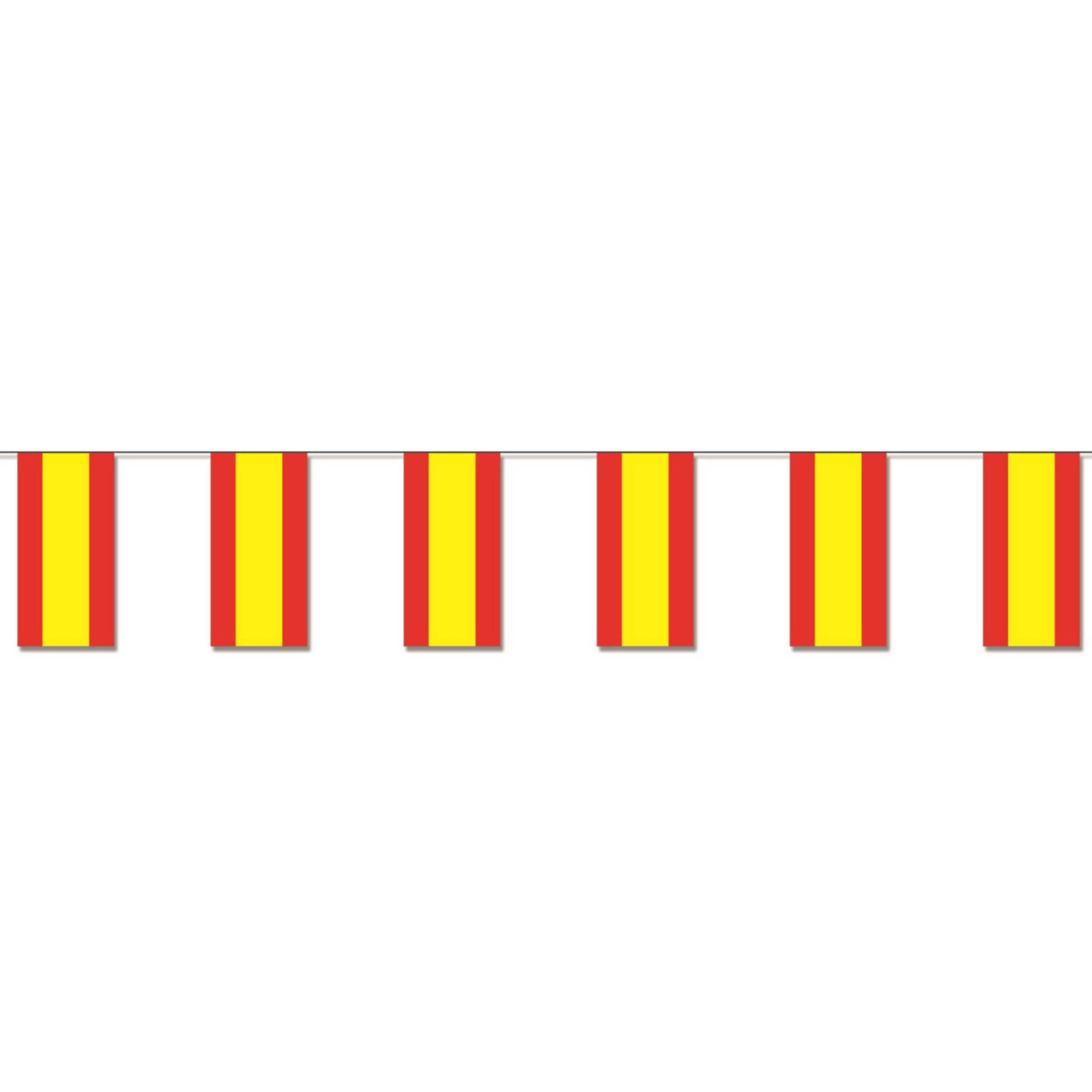 Slinger Spanje - 400 cm - papier - vlag - landen thema - Spaanse vlag