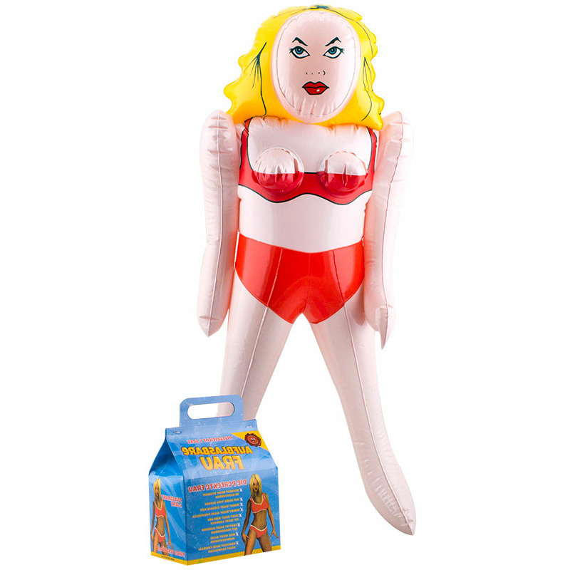 Opblaasbare vriendin/vrouw in cadeauverpakking - 100 cm - fun cadeau artikelen