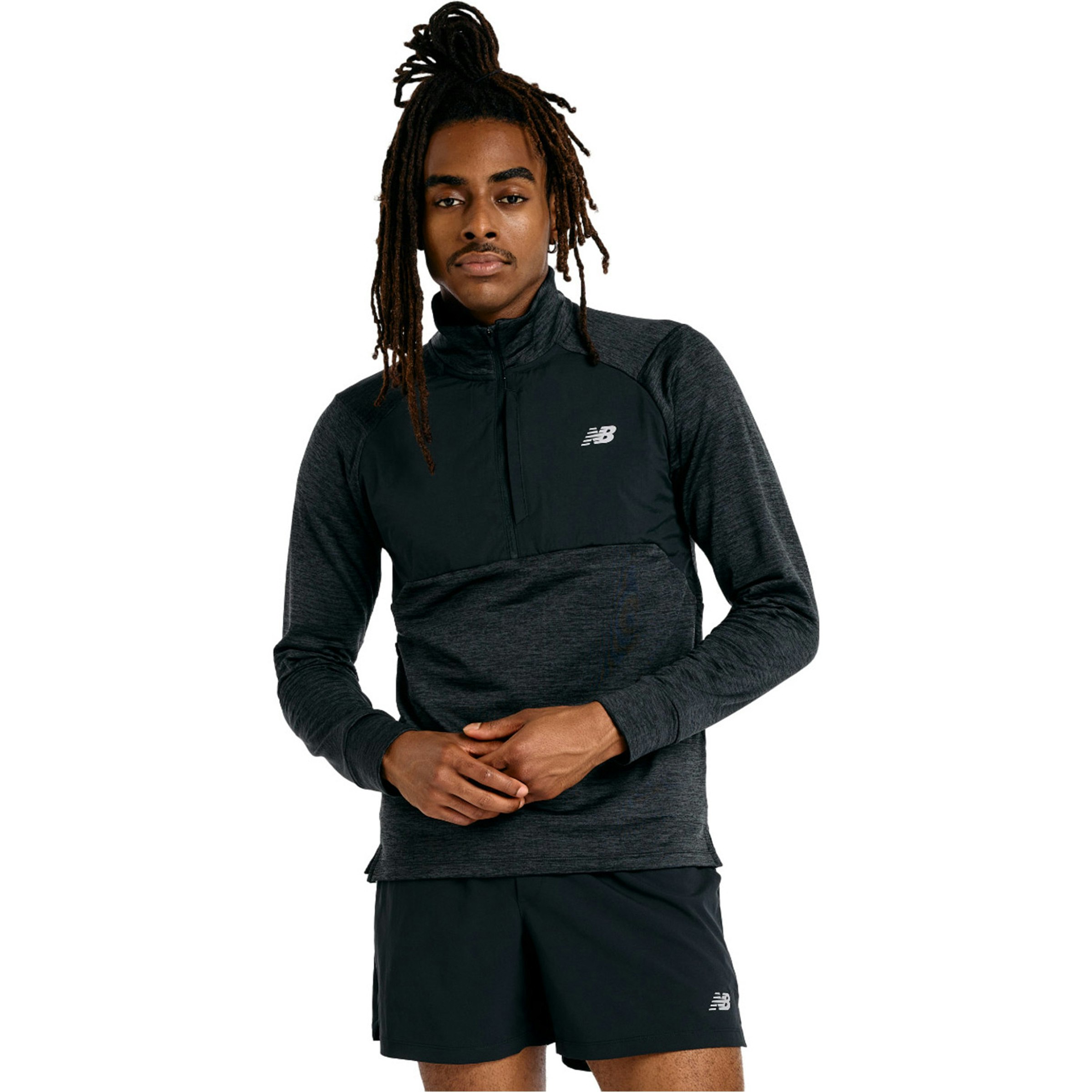 New Balance Athletics Heat Grid Half Zip Shirt Heren