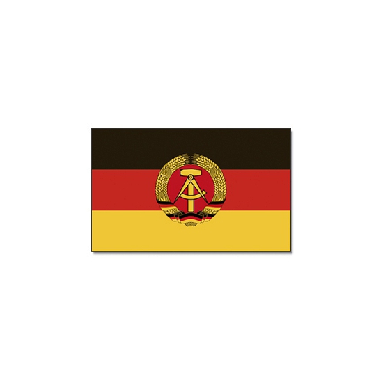 Vlag DDR - 90 x 150 cm - Duitse Vlag - Feestartikelen - polyester