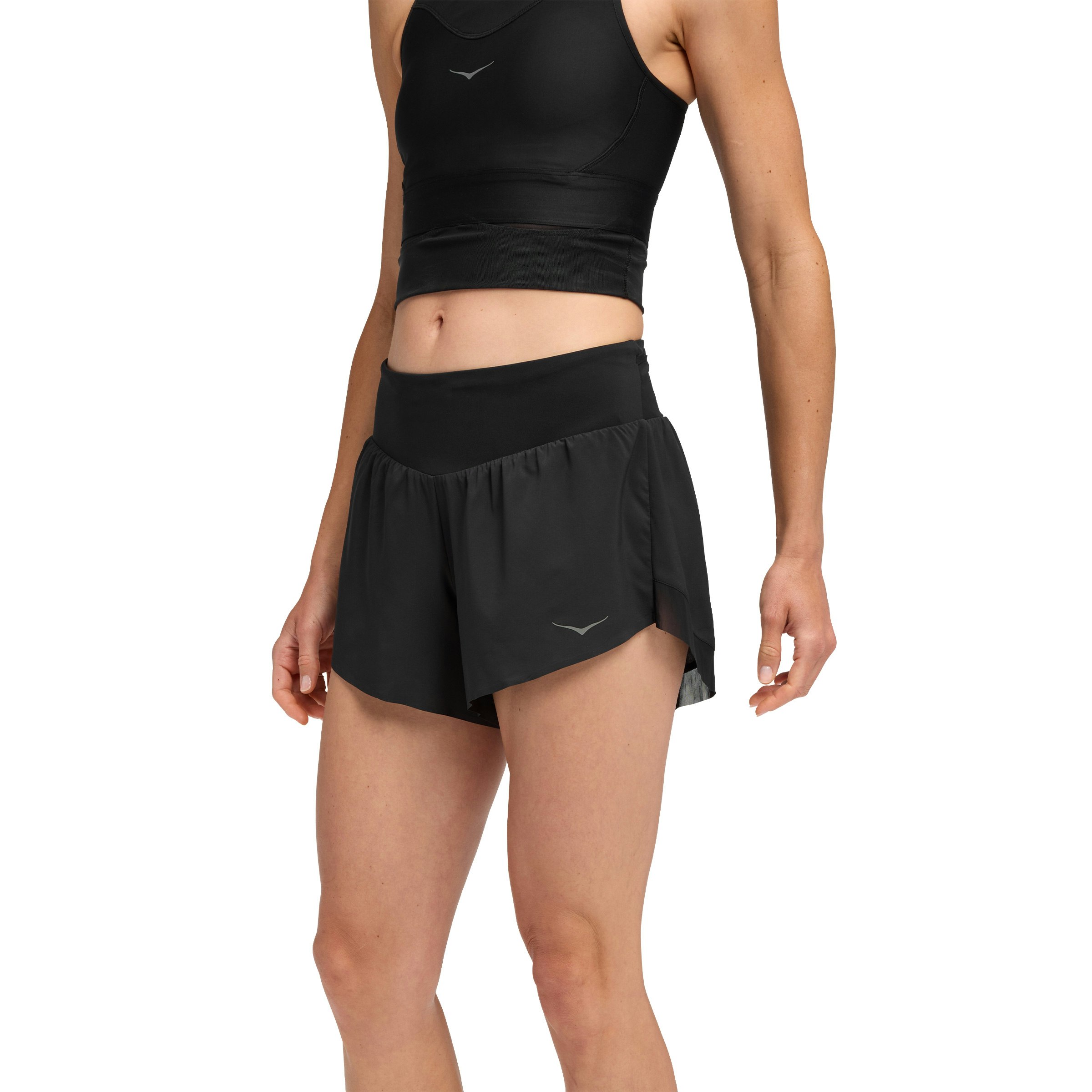 HOKA Glide 4 Inch Shorts Dames