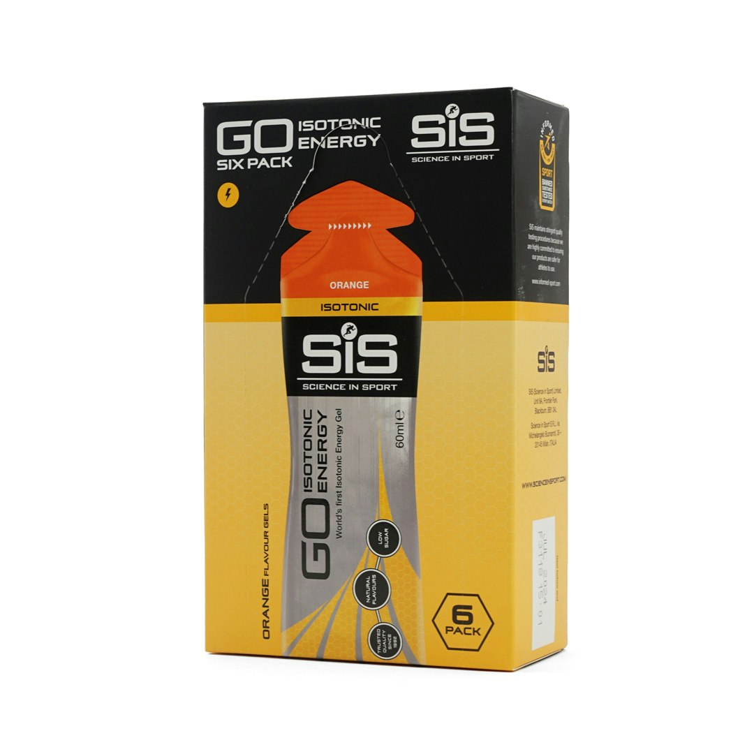 SIS 6-pack Go Isotonic Energy Gel Orange 60ml