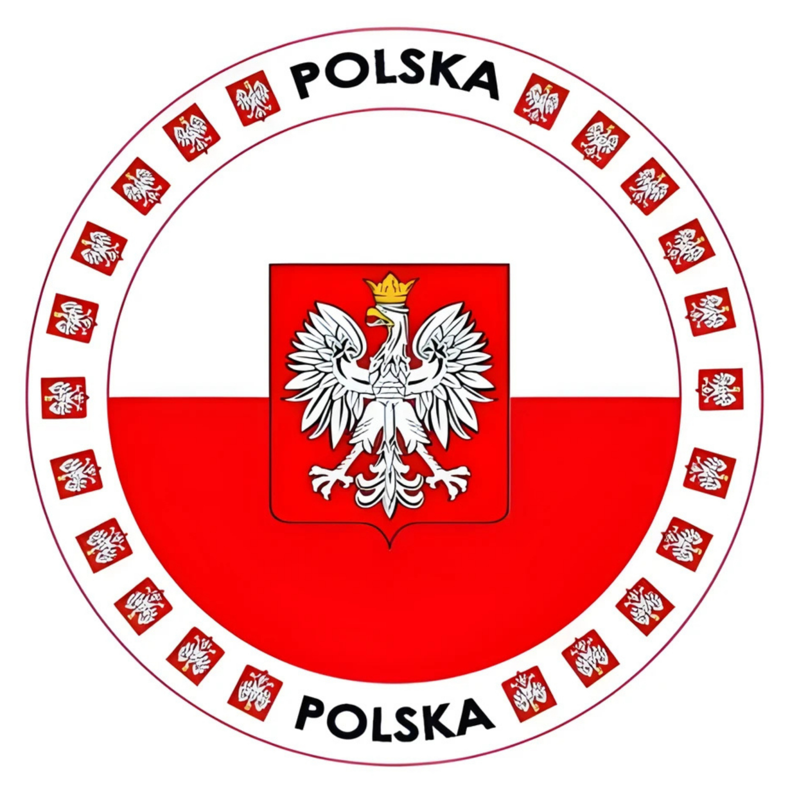 Bierviltjes Polen - 25x stuks - landenthema - versiering - onderzetter