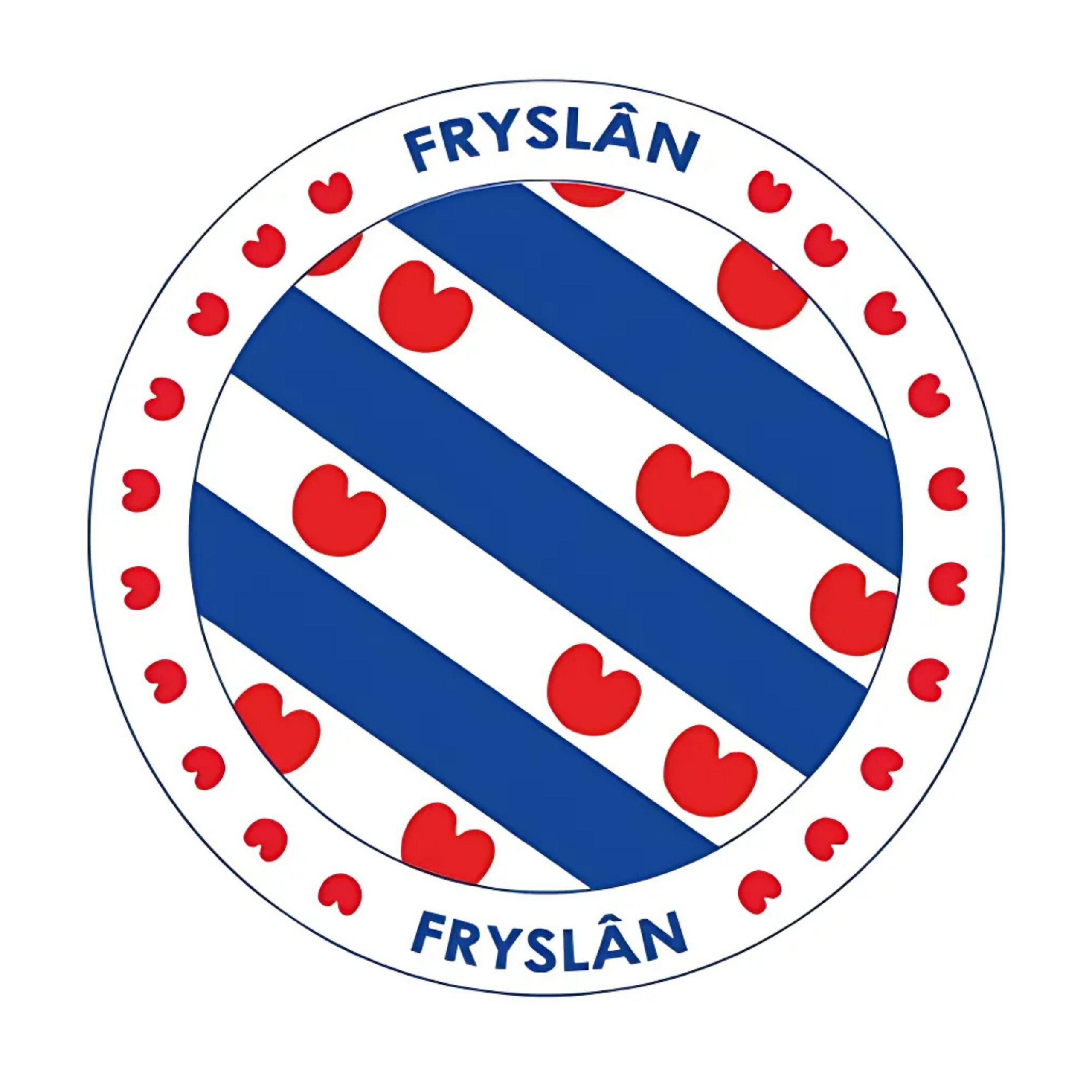 Bierviltjes Friesland - 25x stuks - thema - versiering - onderzetter