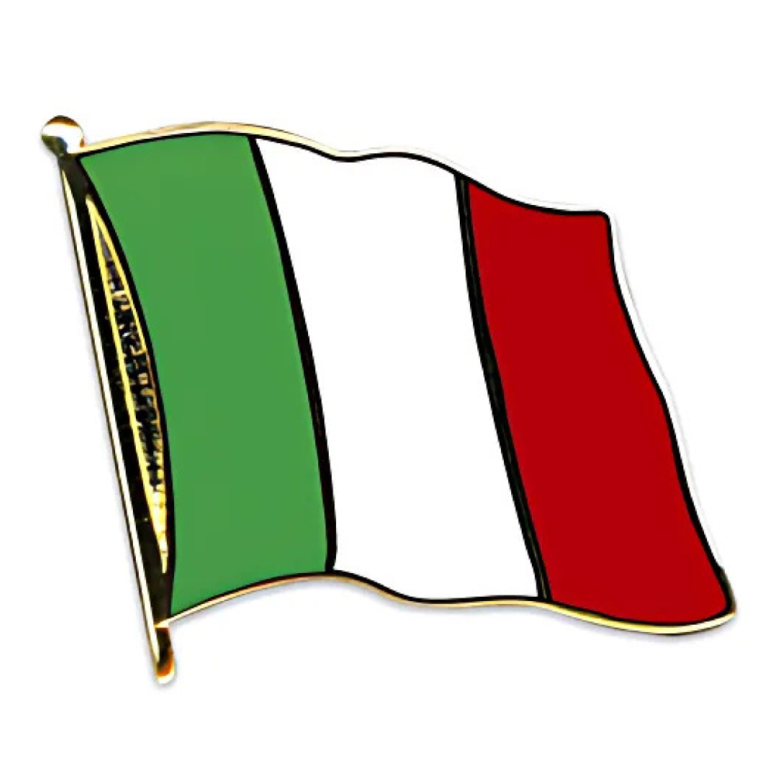 Pin Vlag Italie - 2 cm - vlaggen speldje - supporter - mini broche
