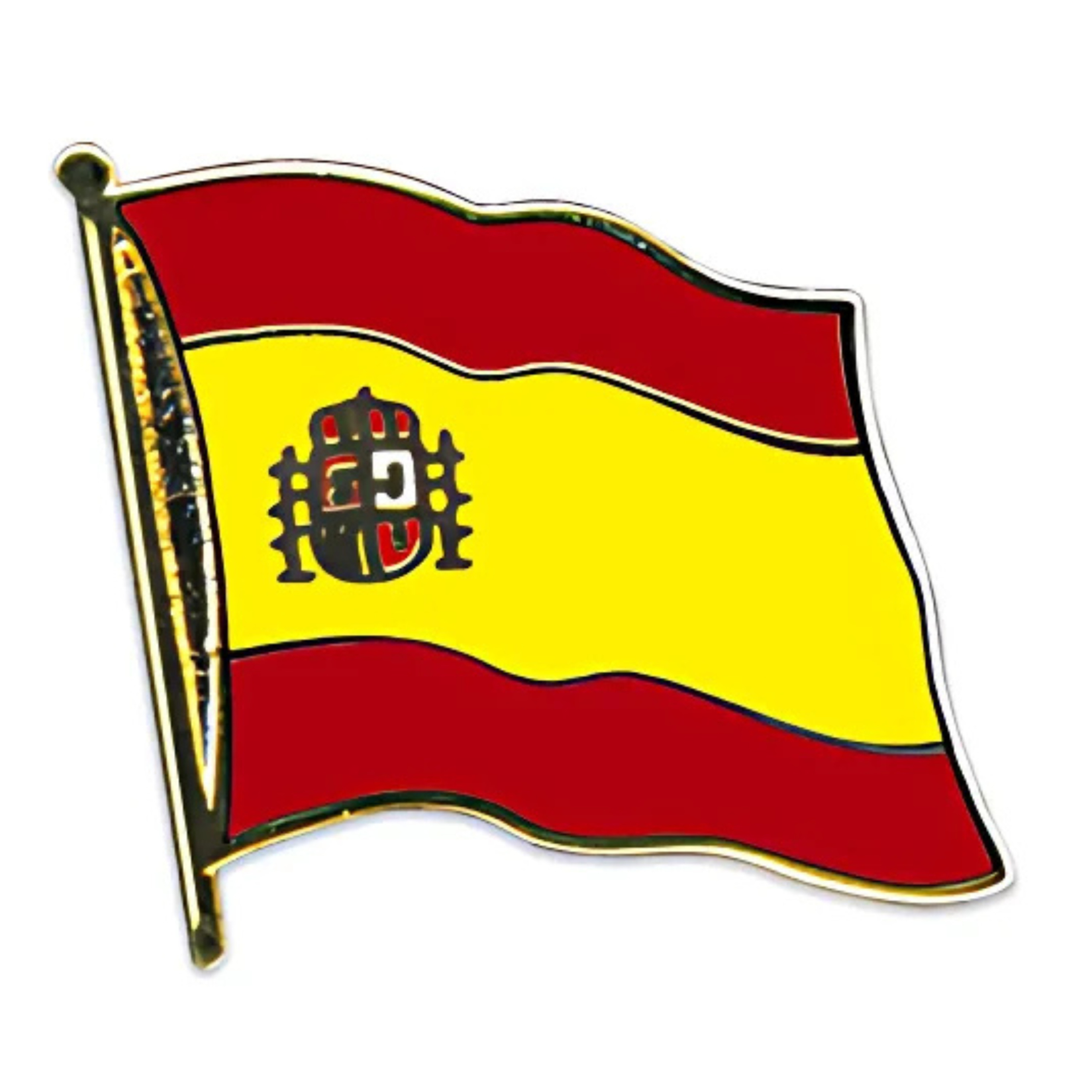 Pin Vlag Spanje - 2 cm - vlaggen speldje - supporter - mini broche