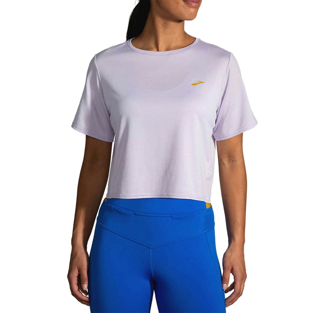 Brooks Run Within Crop T-shirt Dames