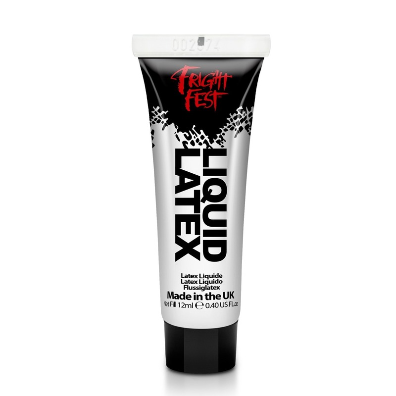 PaintGlow Vloeibare latex schmink - make-up tube - 12 ml - Halloween FX make-up - nephuid/wonden