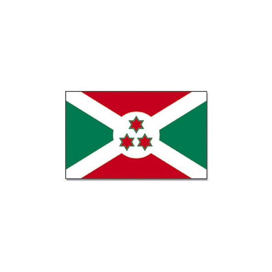 Vlag Burundi van 90 x 150 cm - feestartikelen - Landen thema supporters