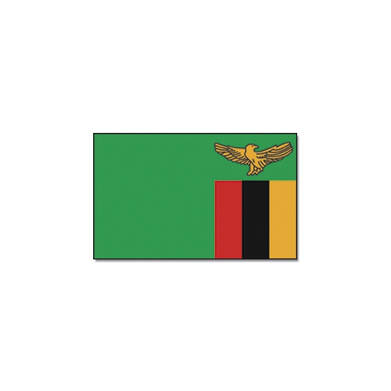 Landen Vlag van Zambia - 90 x 150 cm - feestartikelen