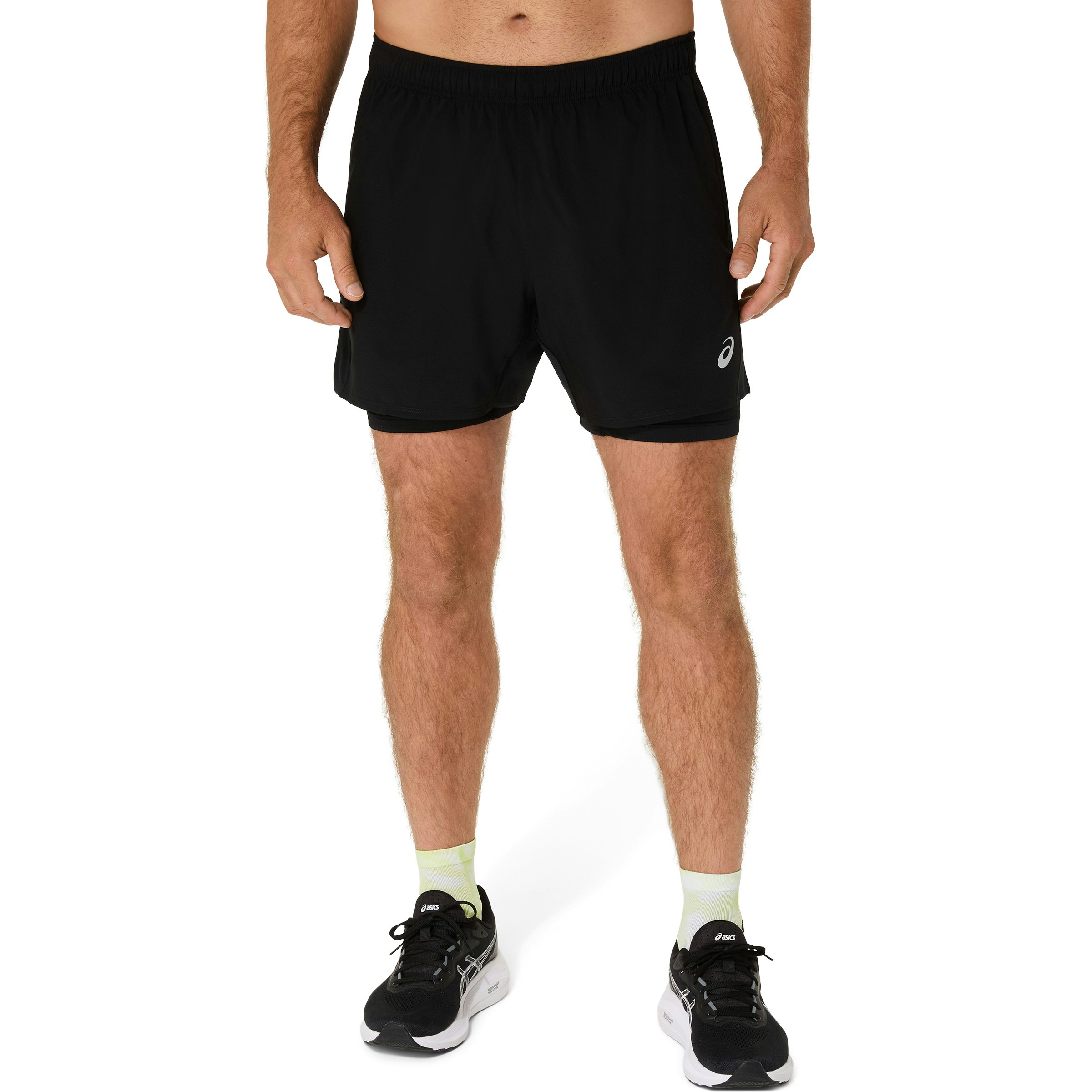 ASICS Core 5 Inch 2-in-1 Shorts Heren