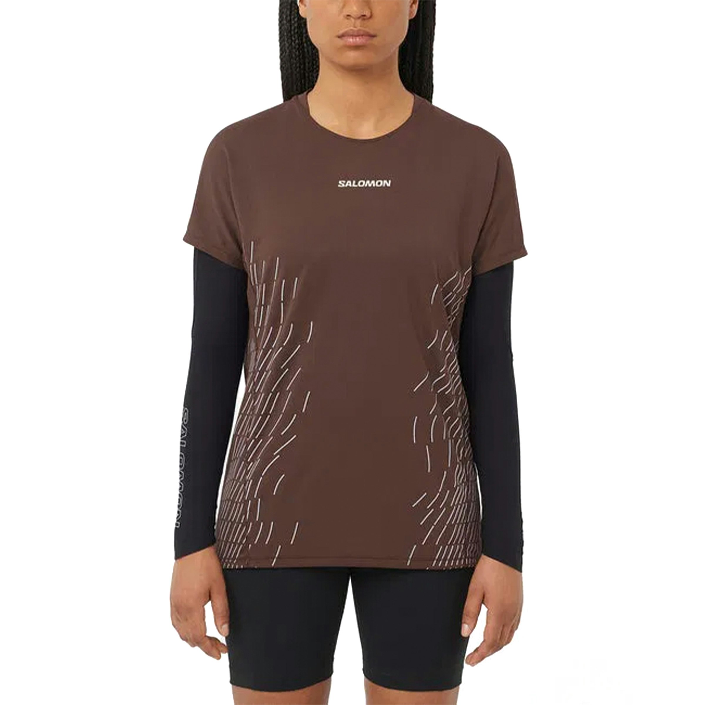 Salomon Sense Aero Graphic T-shirt Dames