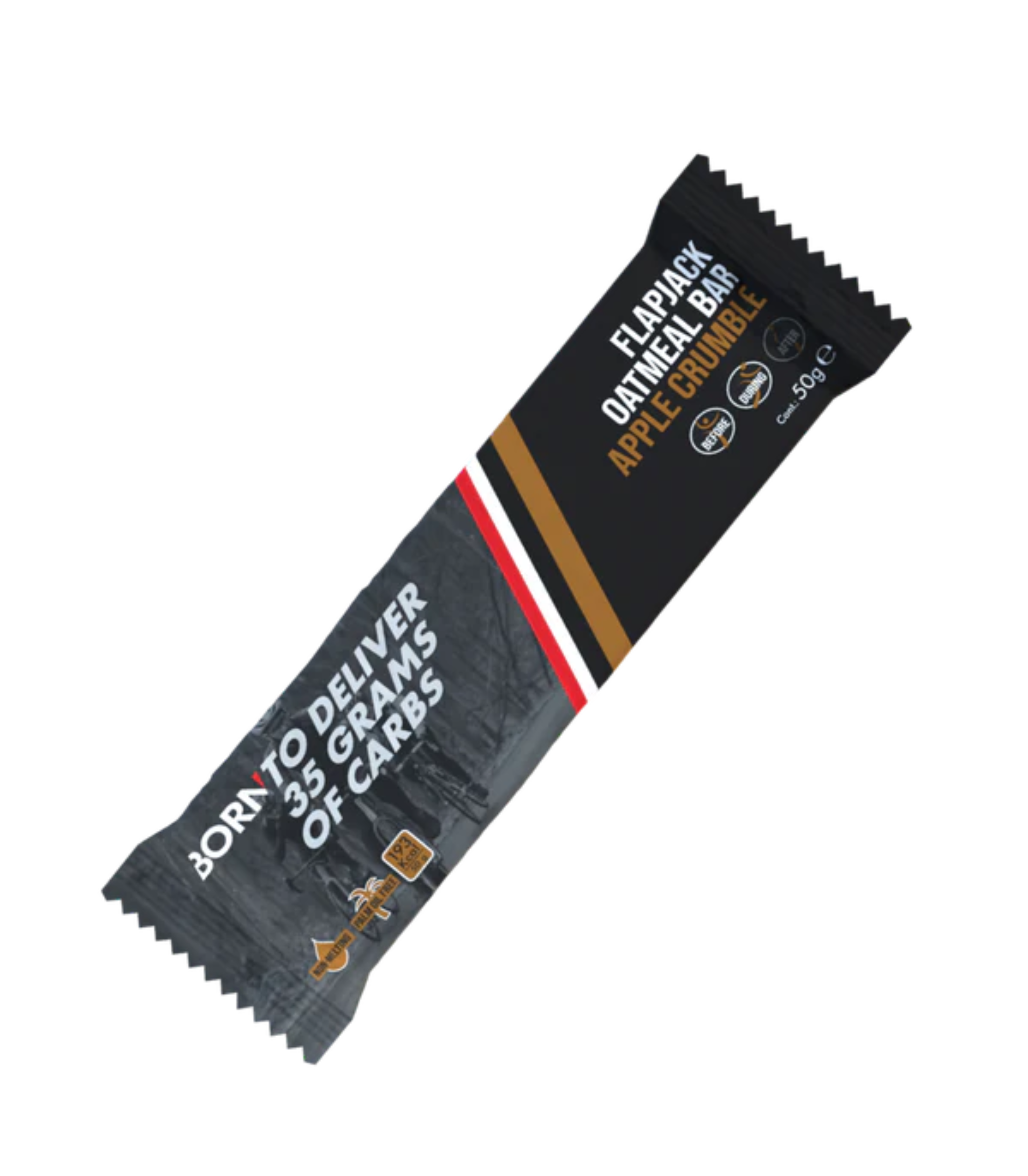 Born Flapjack Oatmeal Bar 55gr Box Apple Crumble