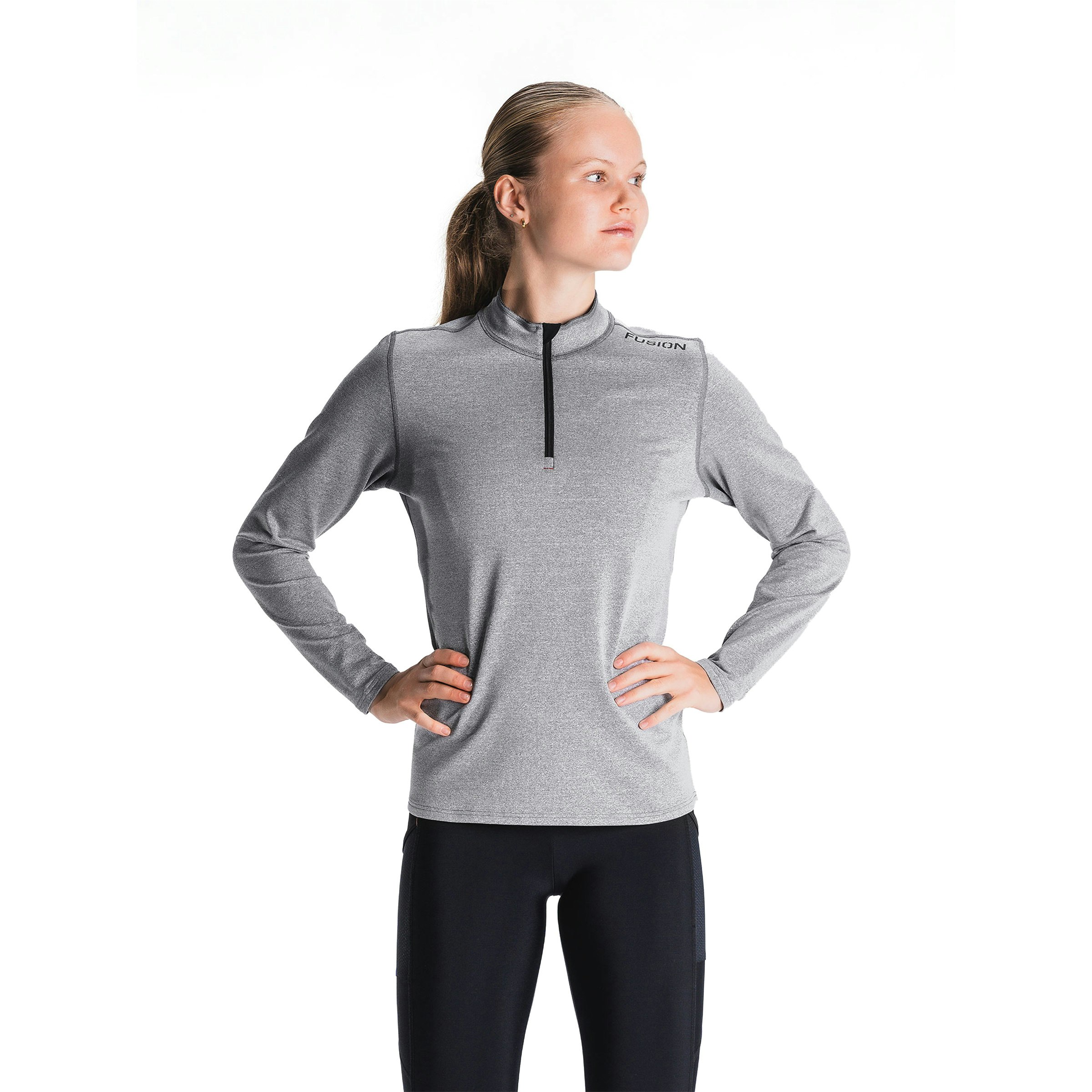 Fusion C3 Zip Neck Shirt Dames