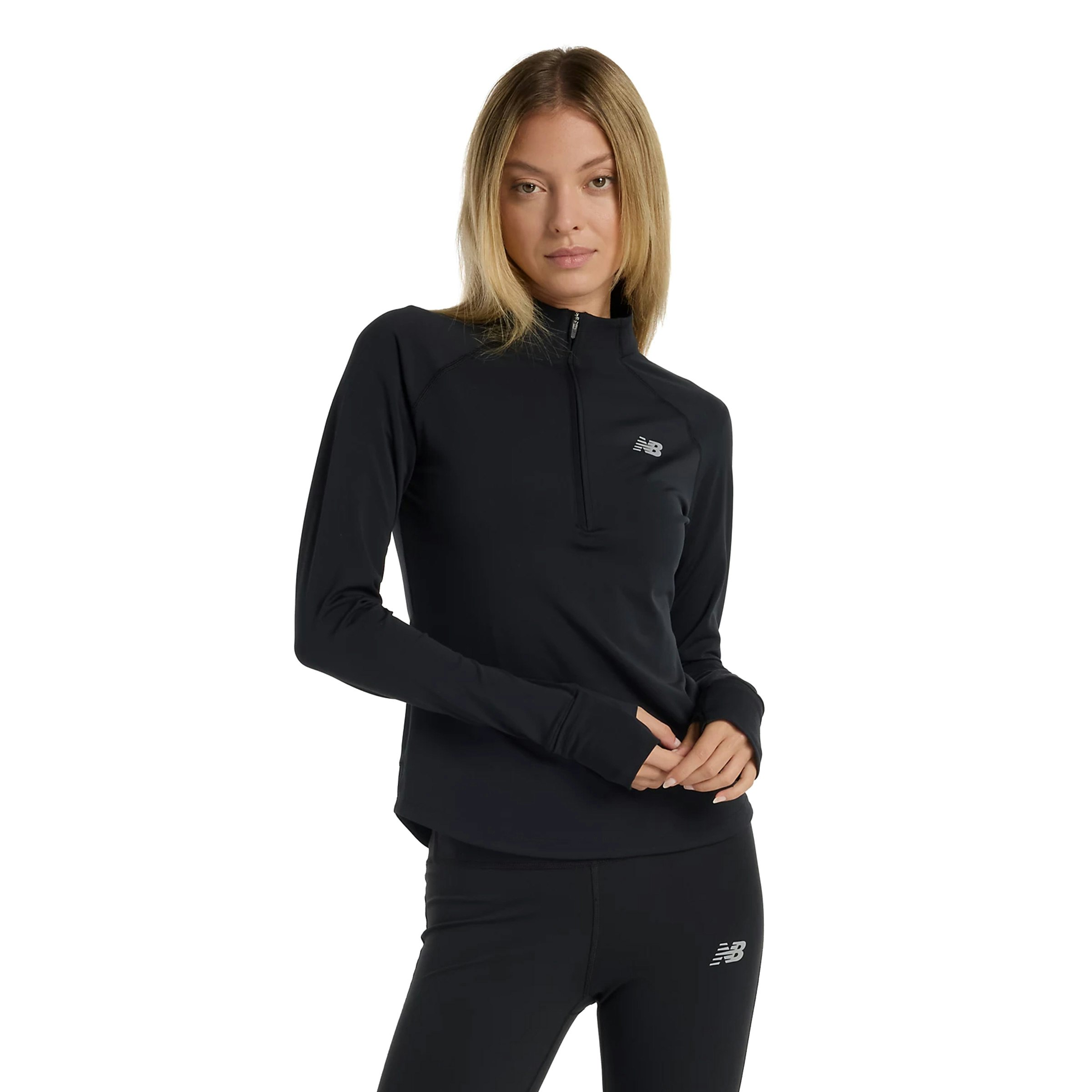 New Balance Harmony Half Zip Shirt Dames