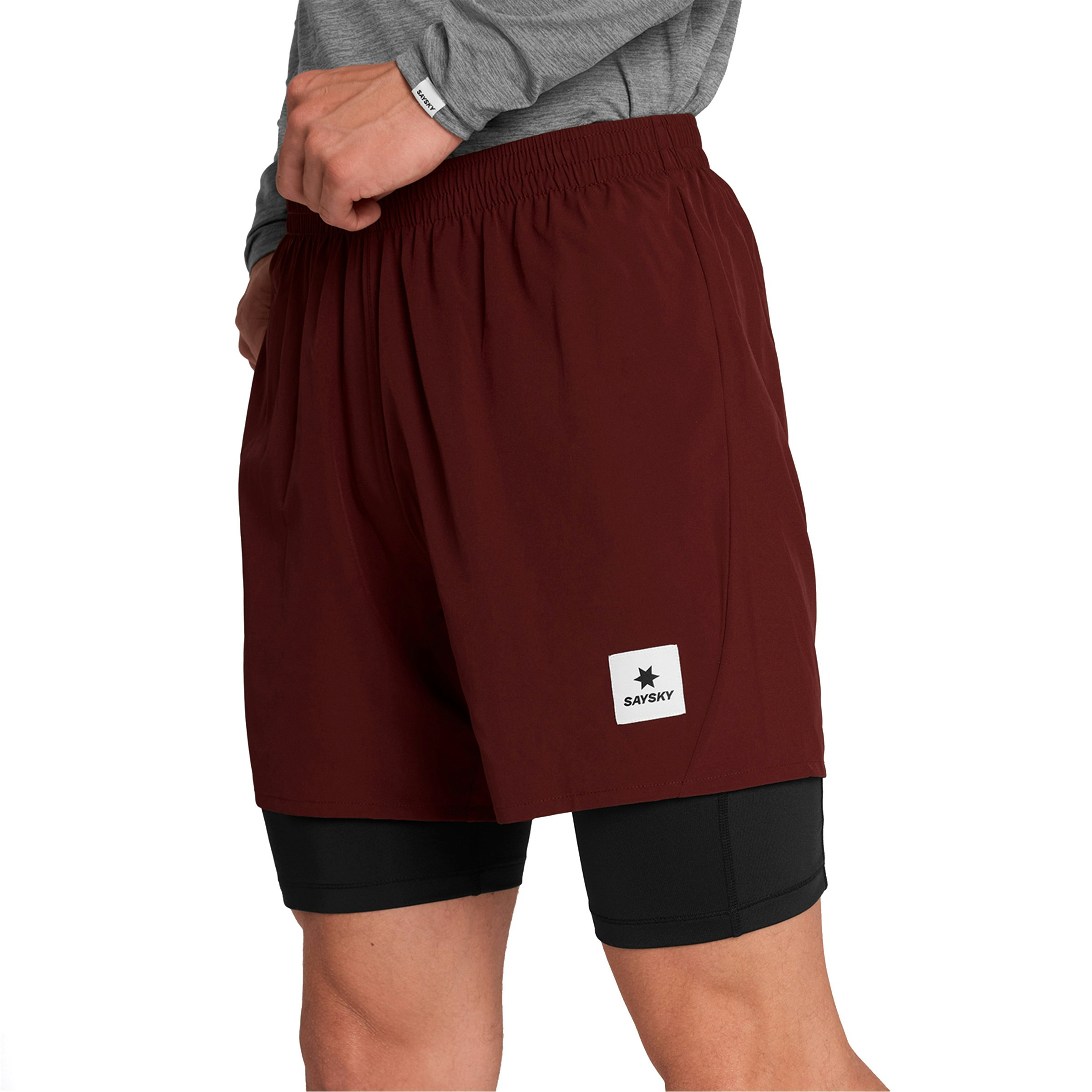 SAYSKY Pace 5 Inch 2-in-1 Shorts Heren