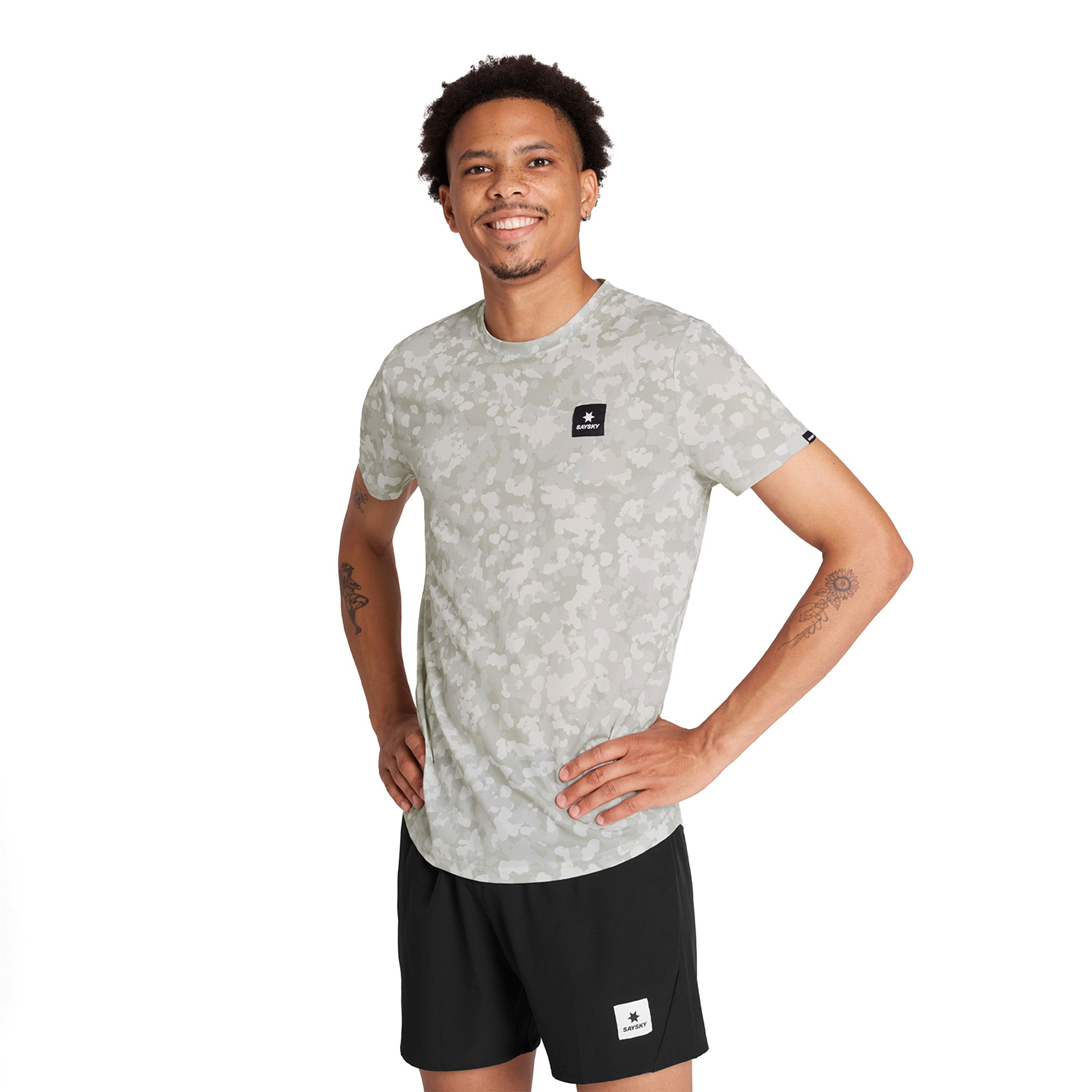 SAYSKY Camo Combat T-shirt Heren