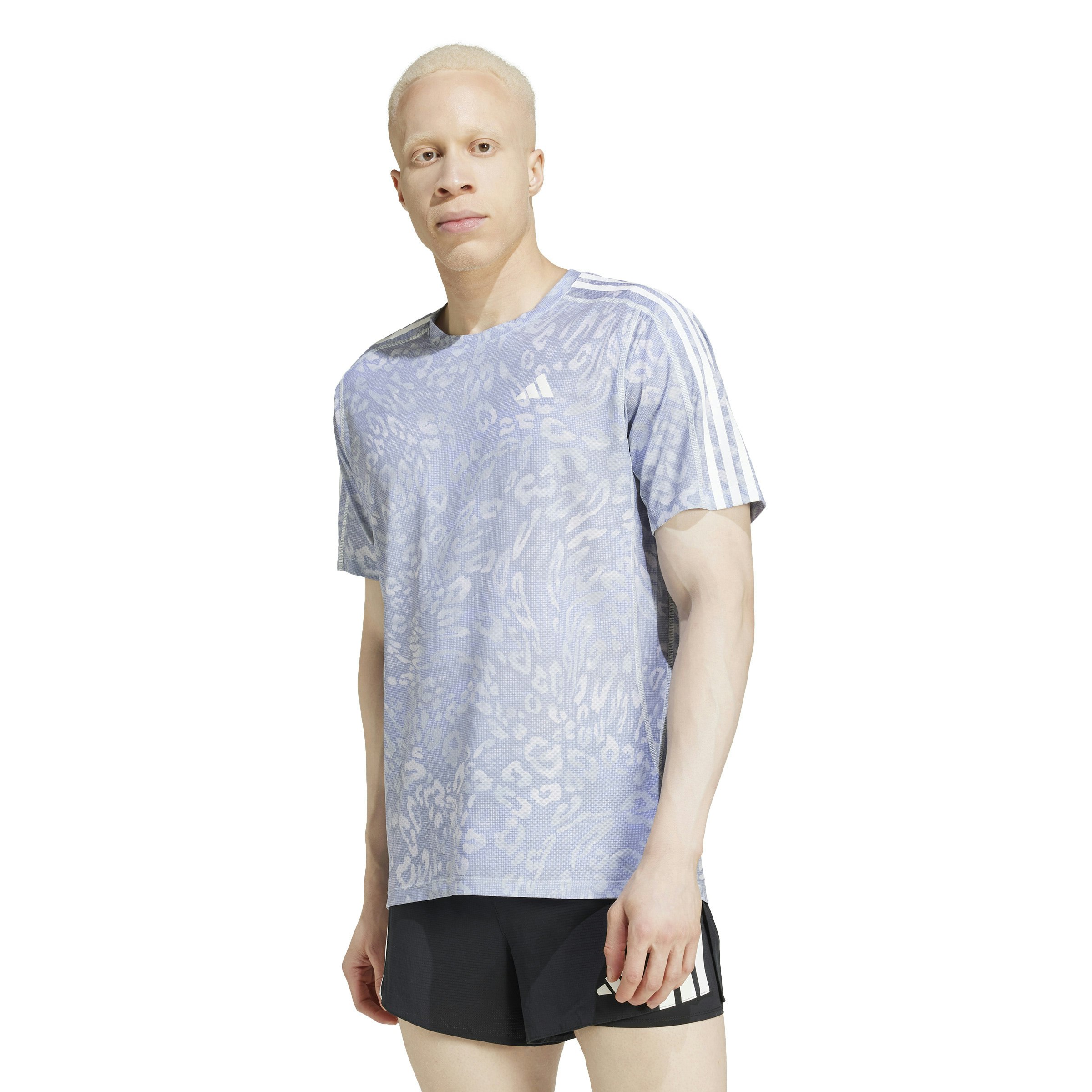 adidas Own The Run AOP T-shirt Heren