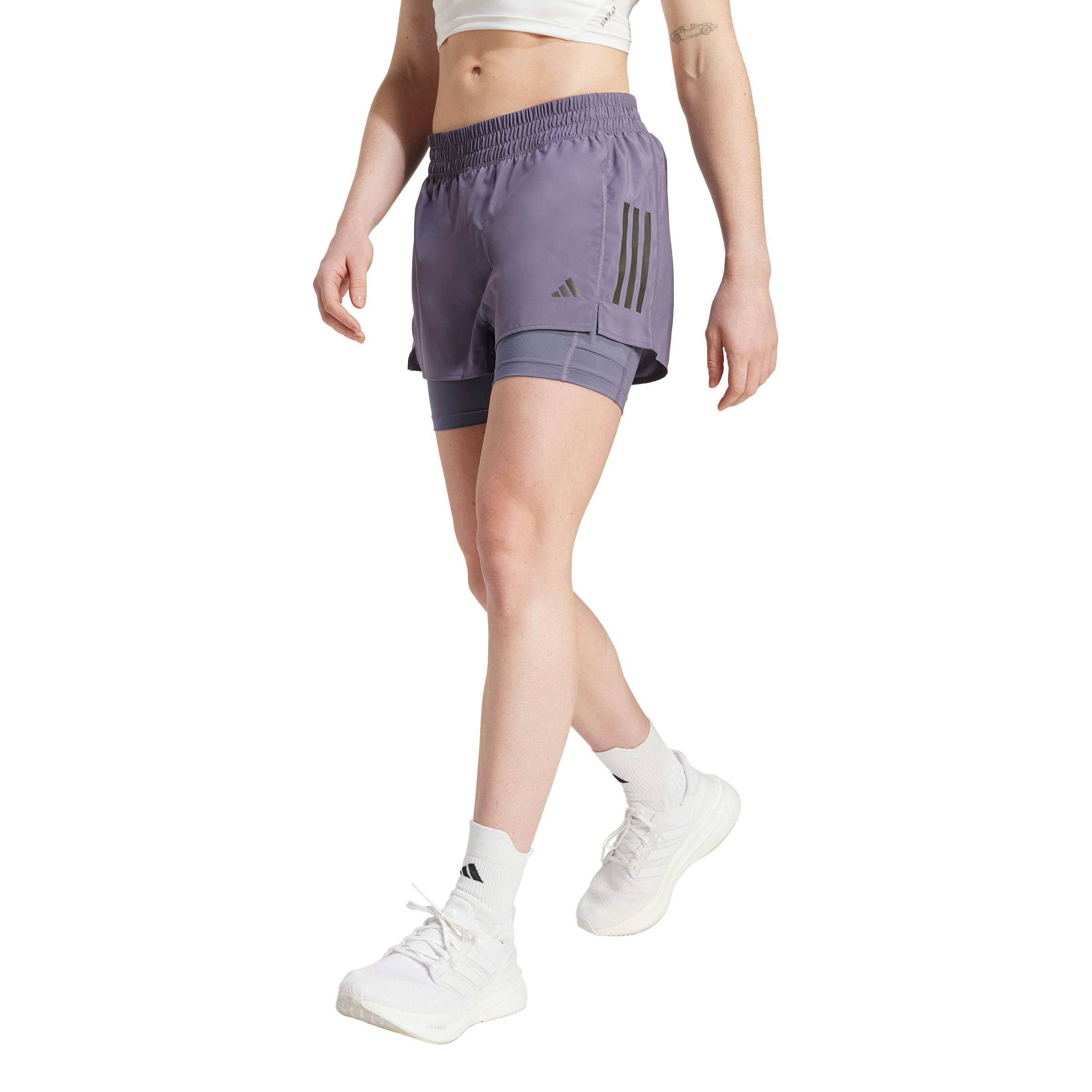 adidas Own The Run 2-in-1 Shorts Dames