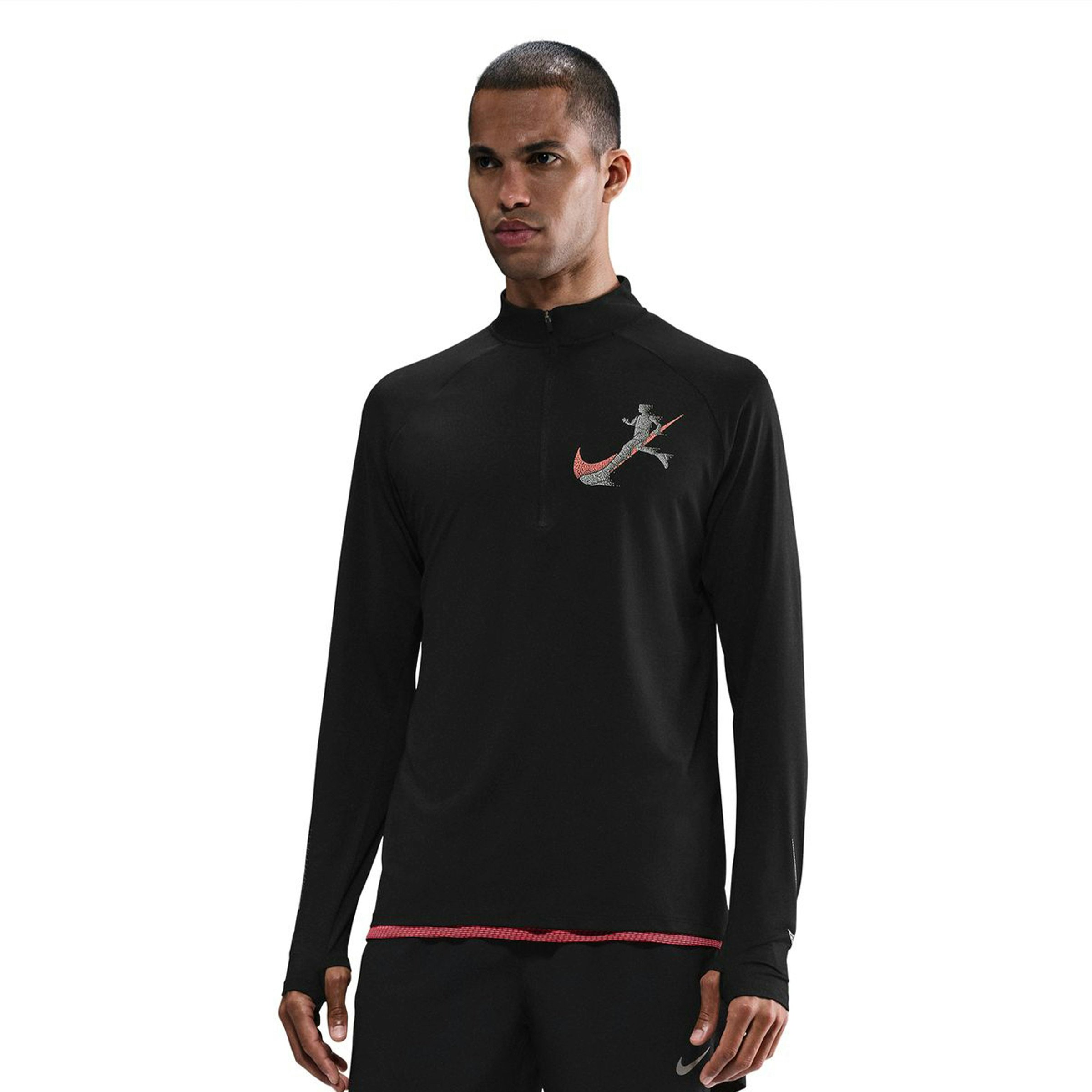 Nike Stride Run Energy Dri-FIT Half Zip UV Shirt Heren