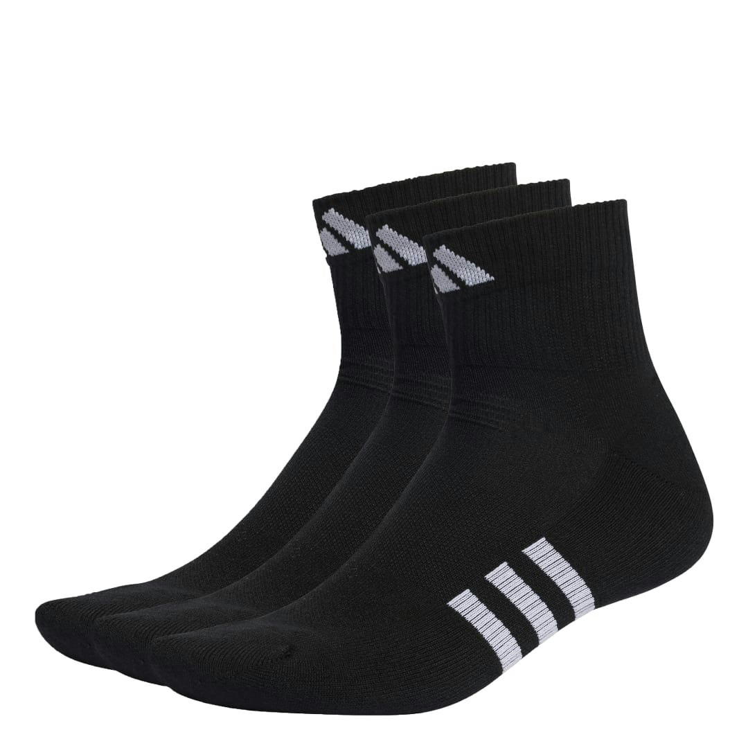 adidas Performance Cushion Mid-Cut Socks 3-Pack Unisex