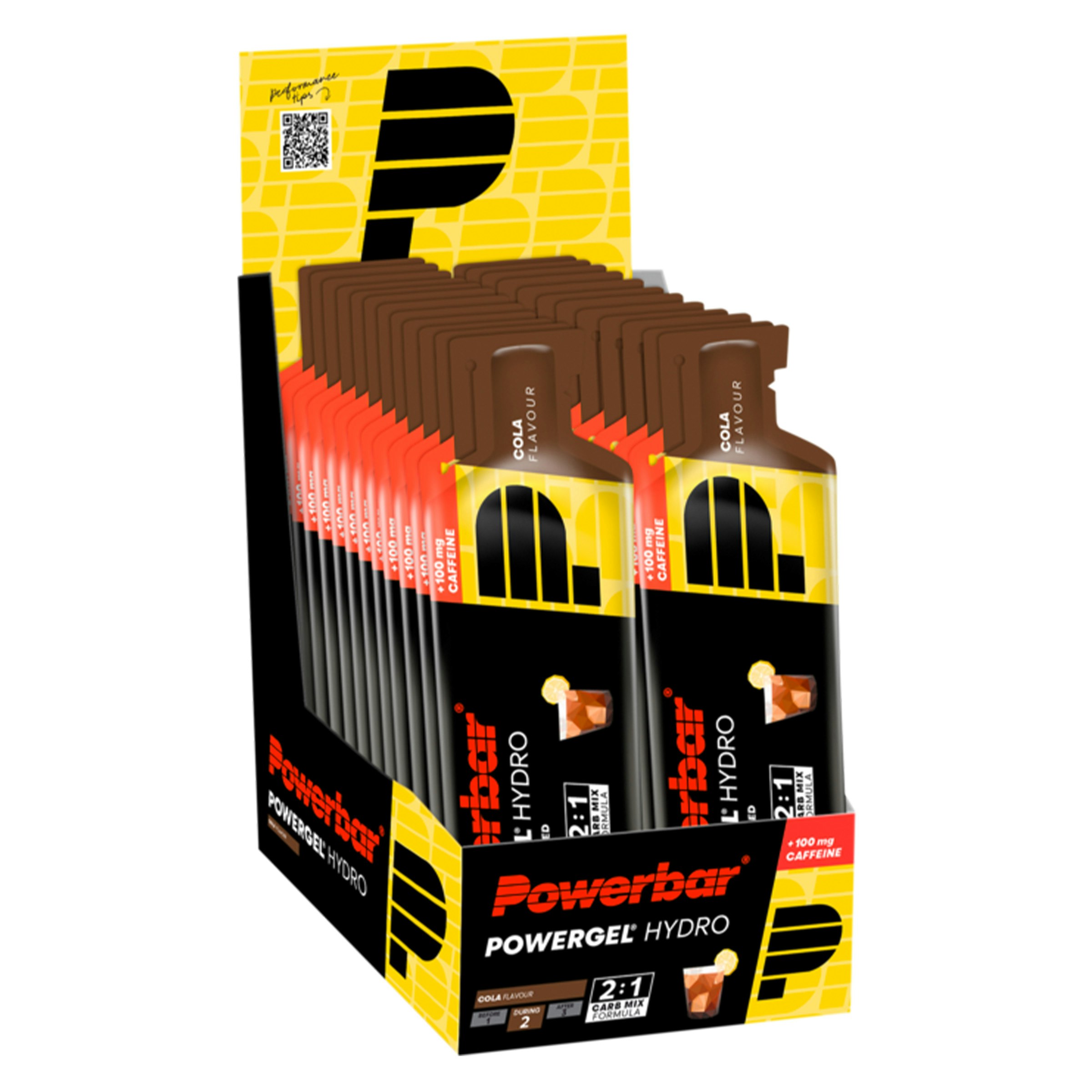 Powerbar Hydrogel + Cafeine Cola Box
