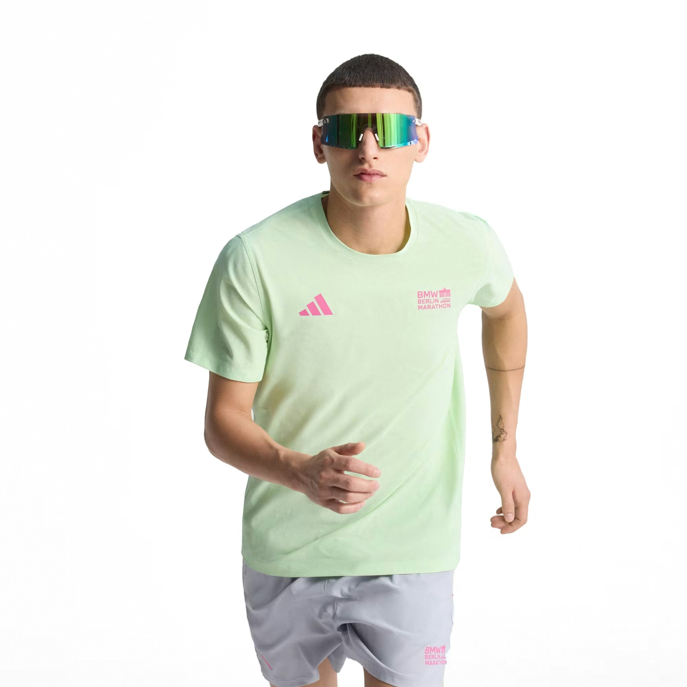 adidas Berlin Marathon 2025 AOP T-shirt Heren