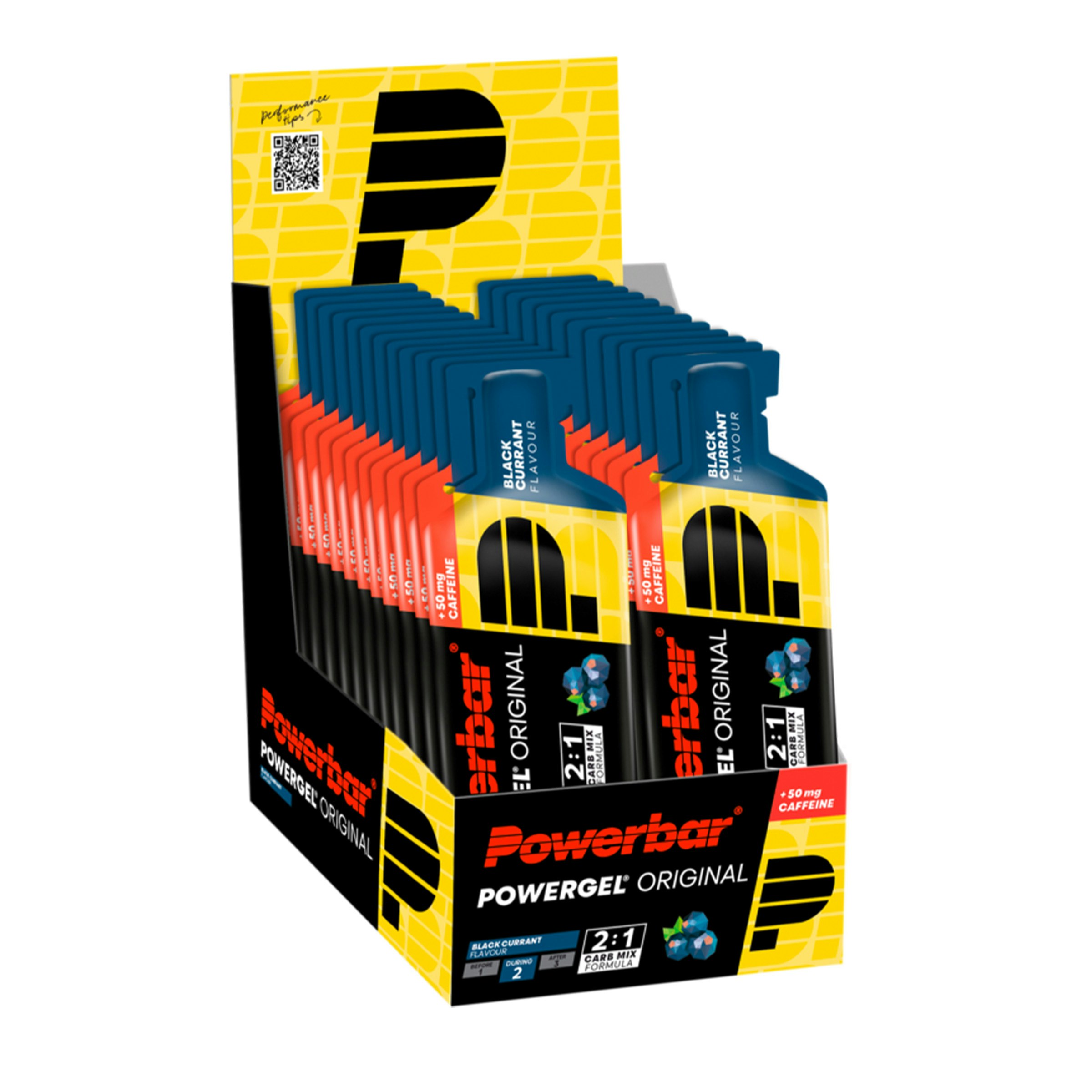 Powerbar Powergel + Cafeine Black Currant Box
