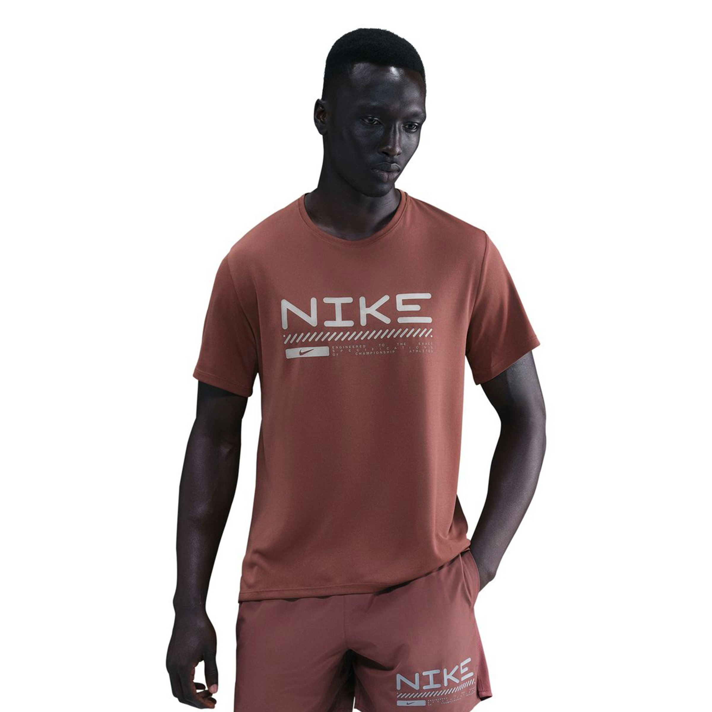 Nike Miler Winterized T-shirt Heren
