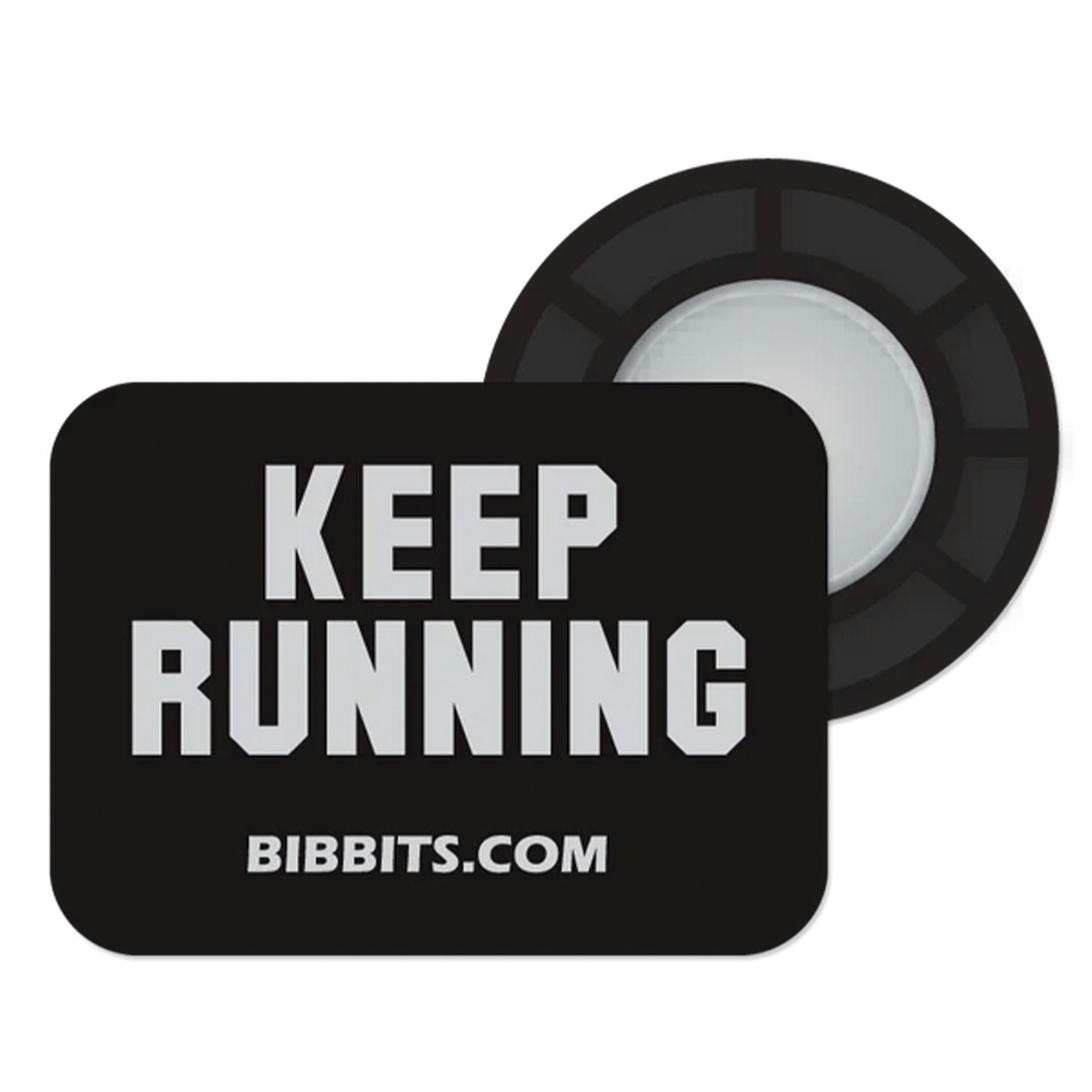 BibBits Race Number Magnets - Keep Running