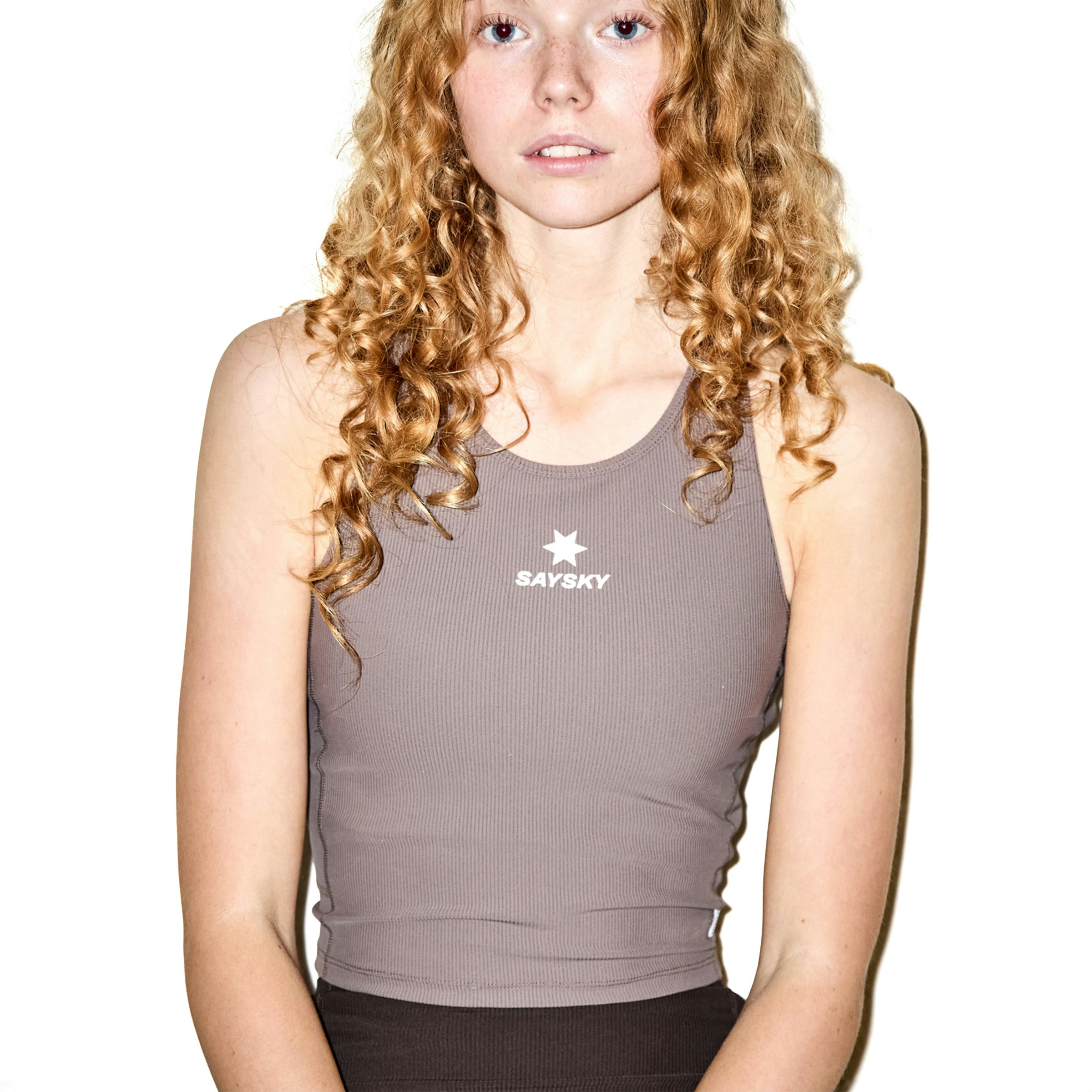 SAYSKY Combat Rib Crop Top Dames