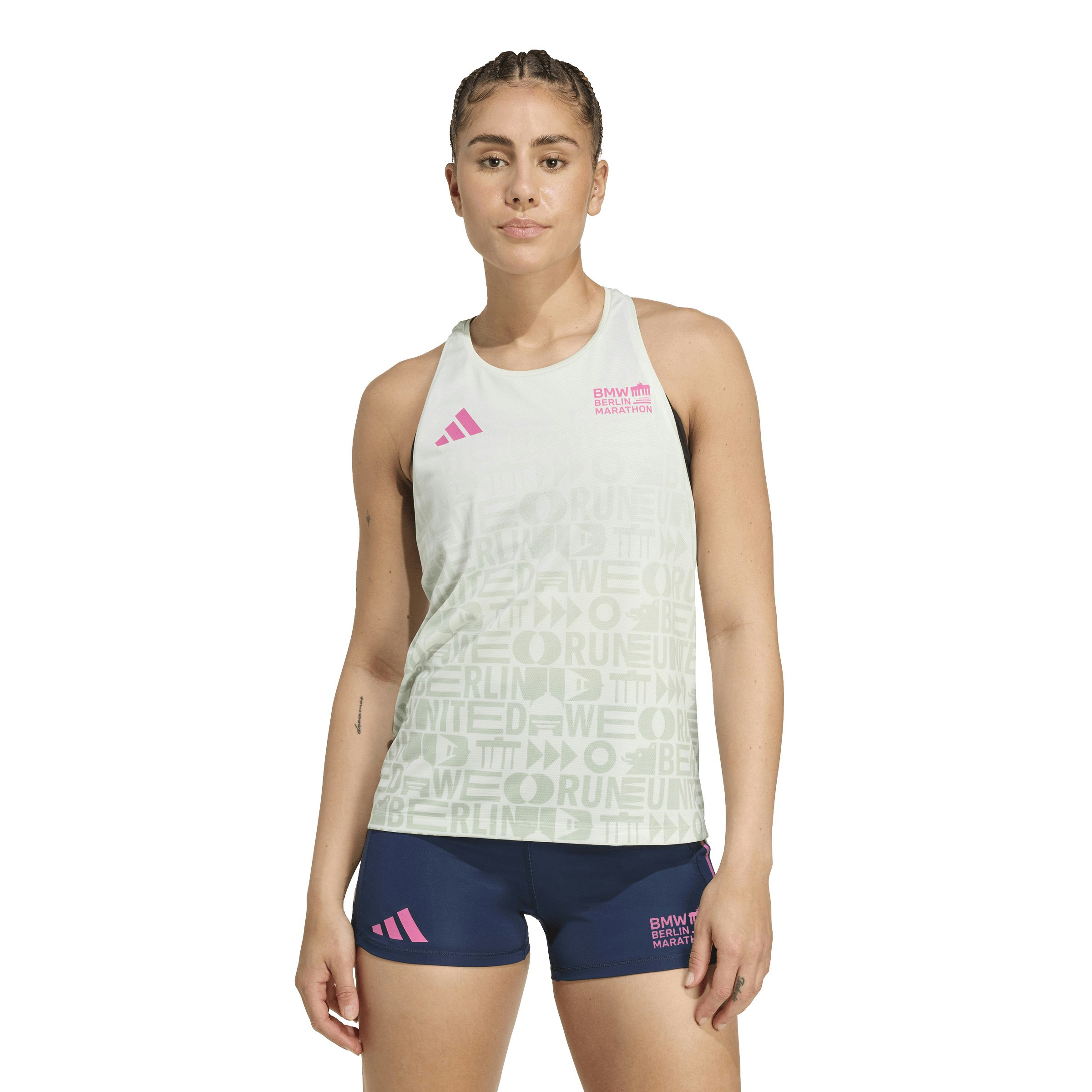 adidas Berlin Marathon 2025 AOP Tank Top Dames