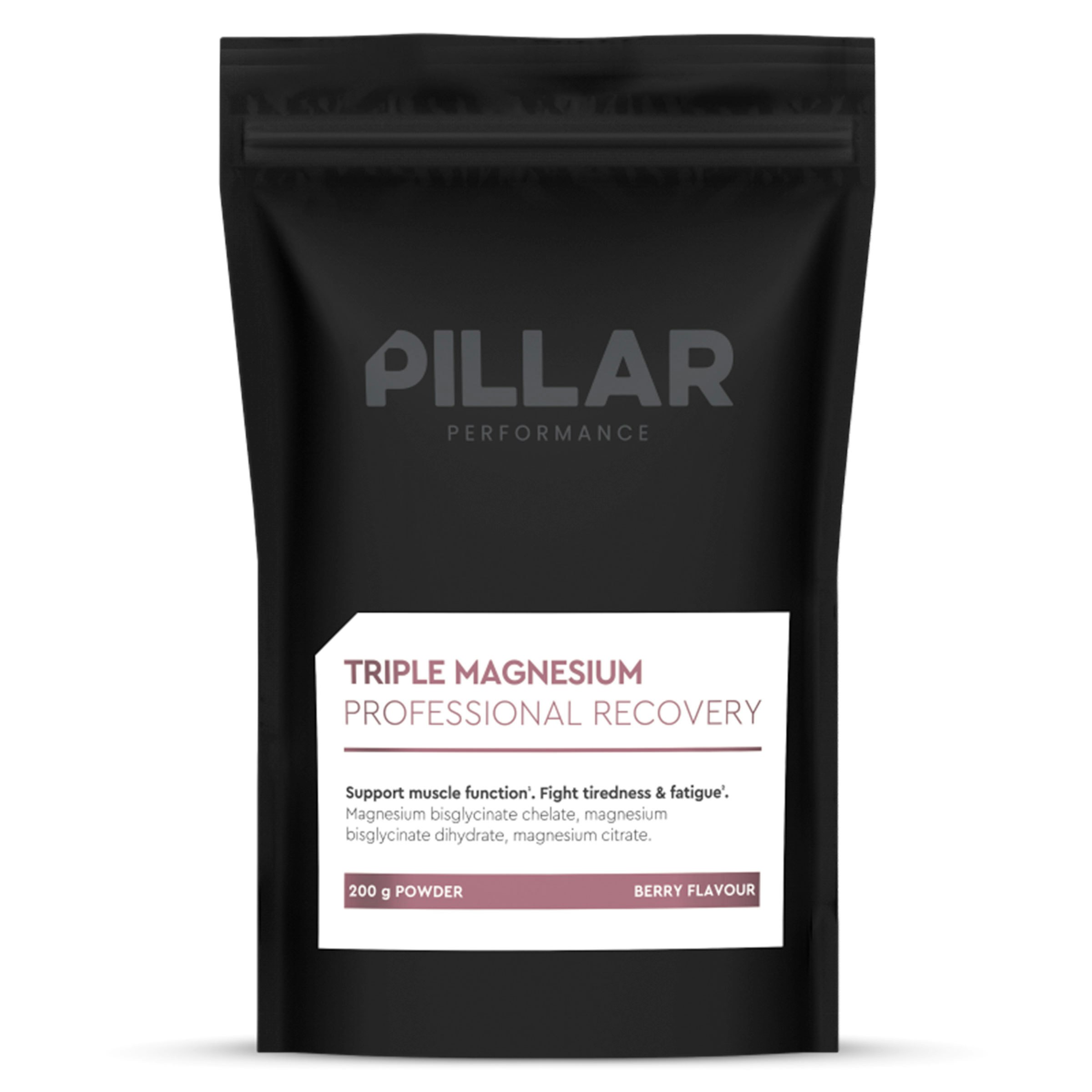 PILLAR Performance Triple Magnesium Powder - Berry - Pouch
