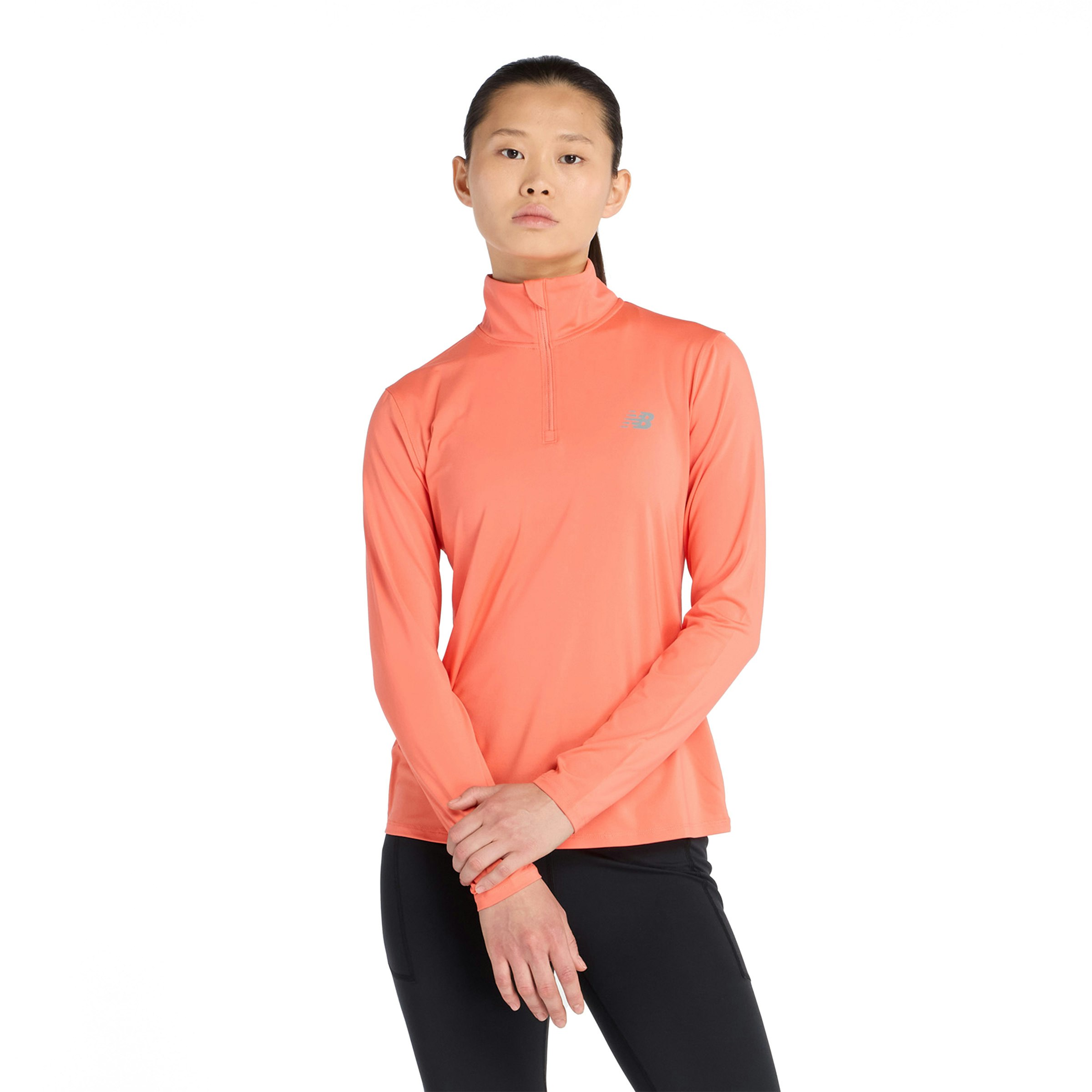 New Balance Sport Quarter Zip Shirt Dames