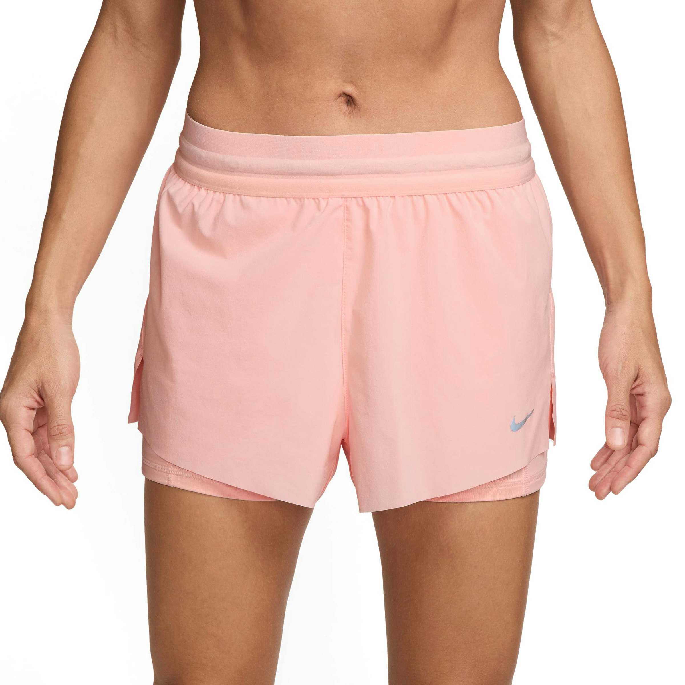 Nike Swift Dri-FIT Mid-Rise 2-in-1 Shorts Dames