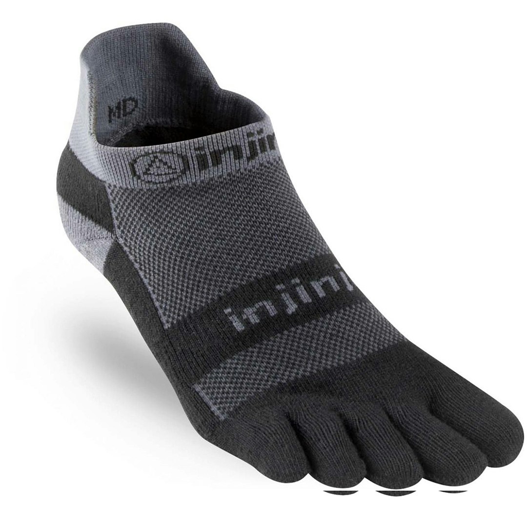 Injinji Run Midweight No-Show/Coolmax Socks Unisex