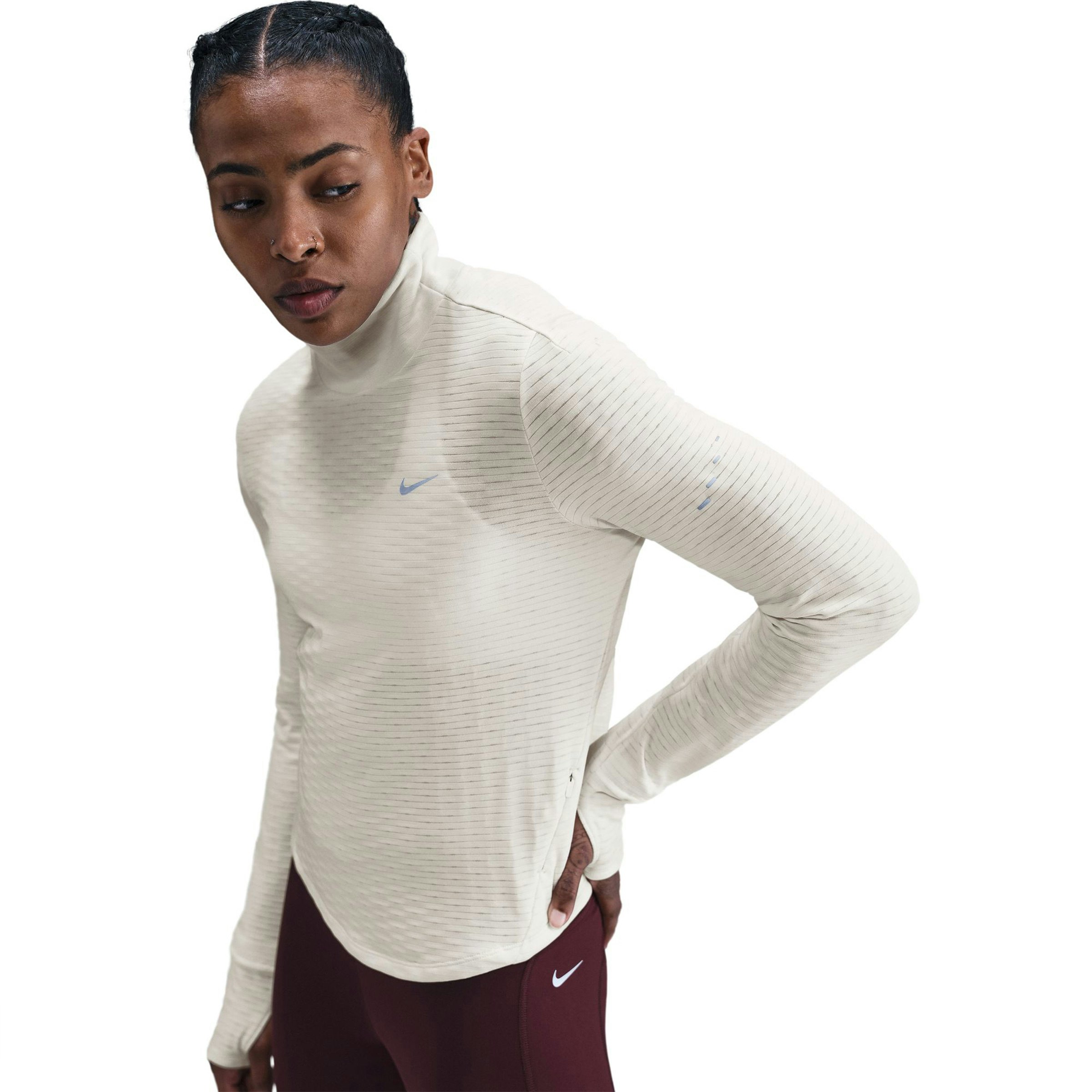 Nike Swift Sphere Therma-FIT Turtle-Neck Shirt Dames