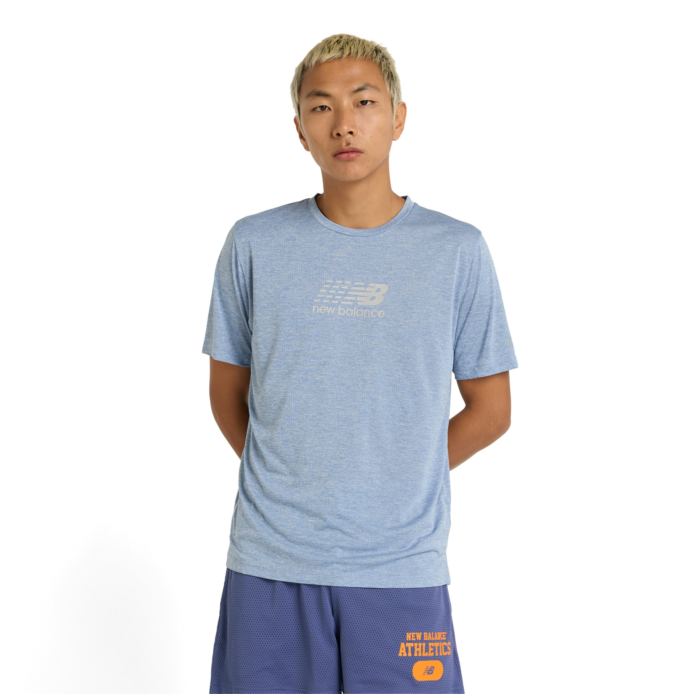 New Balance Athletics Run Grid T-shirt Heren