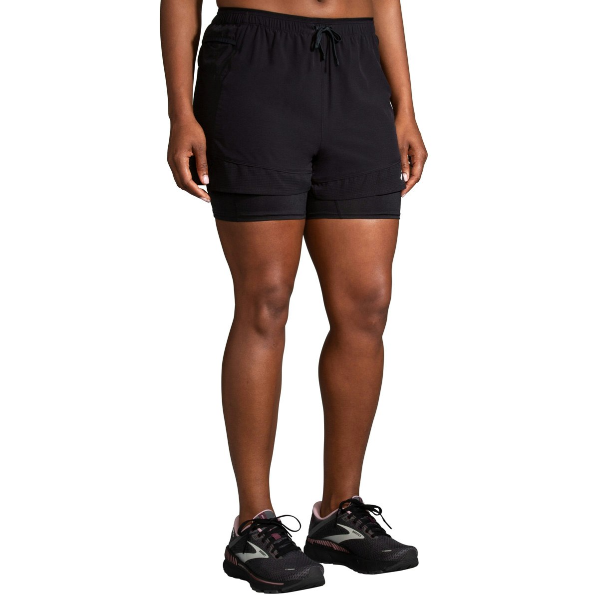 Brooks High Point 3 Inch 2-in-1 Short Dames