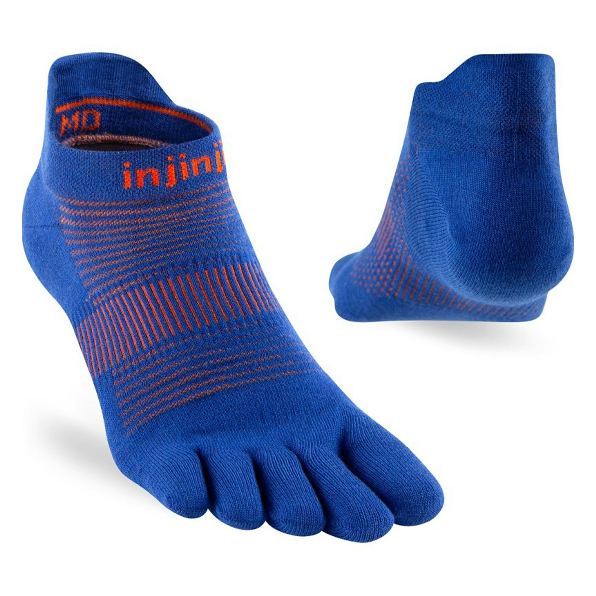 Injinji Run Lightweight No-Show/Coolmax Socks Heren