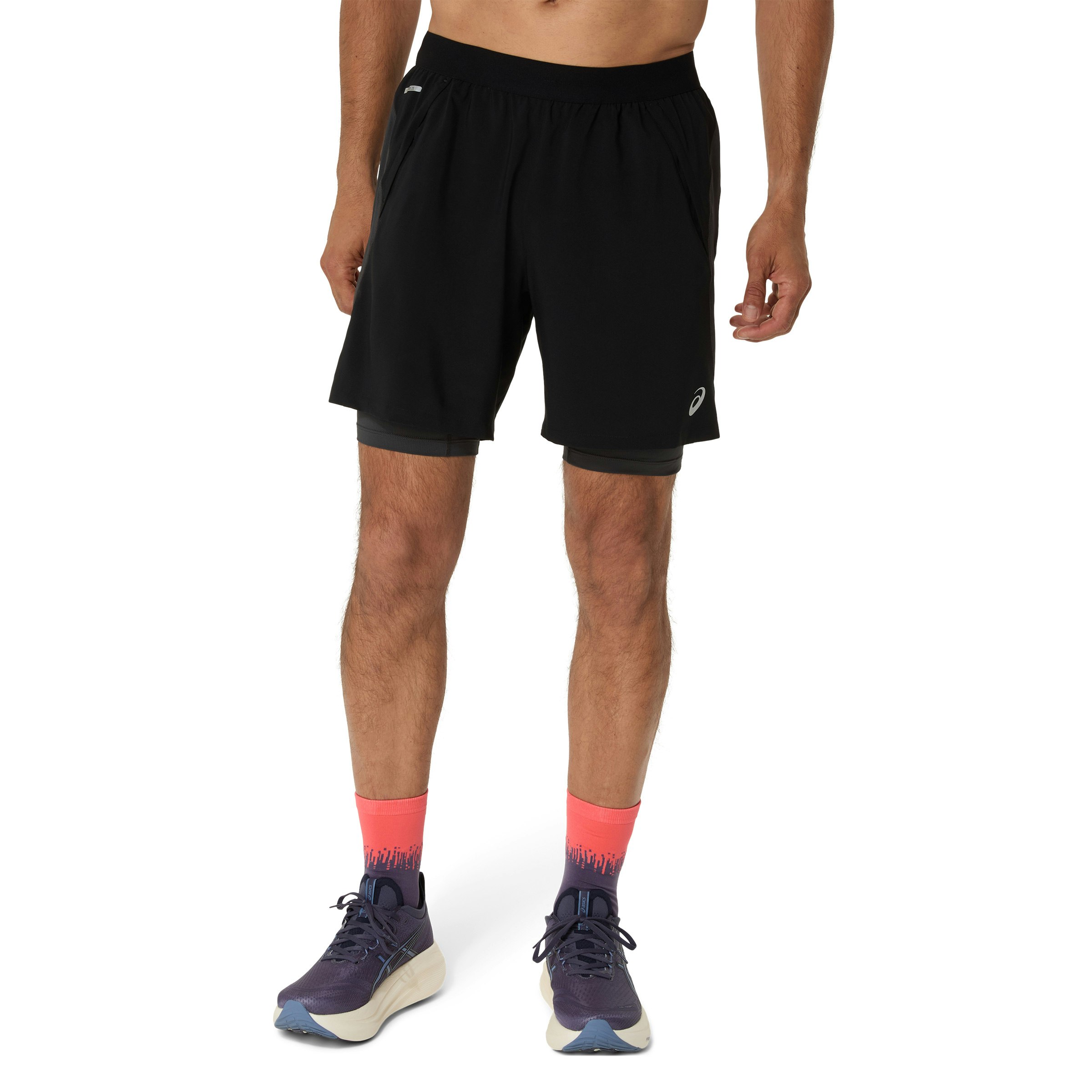 ASICS Road 7 Inch 2-in-1 Shorts Heren