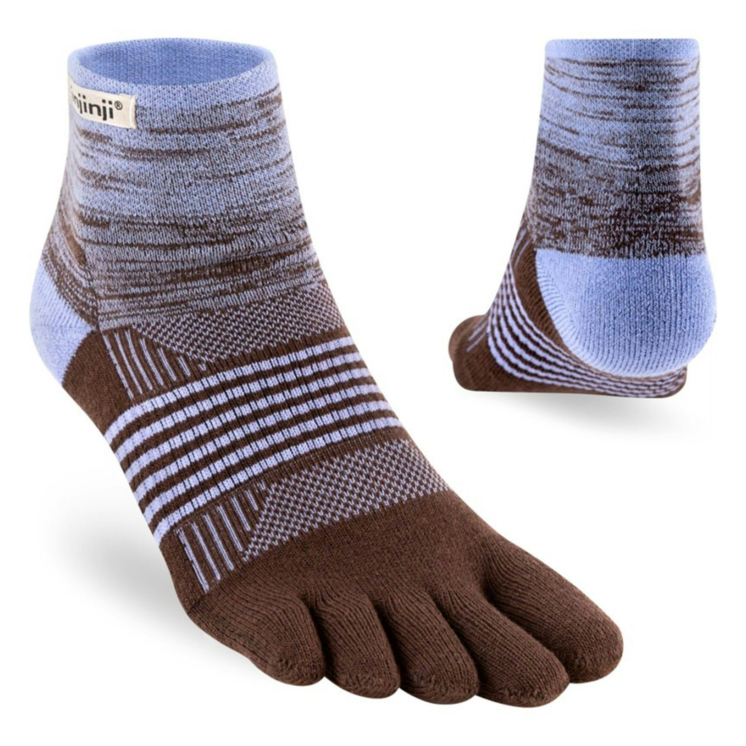 Injinji Trail Midweight Mini-Crew/Coolmax Socks Dames