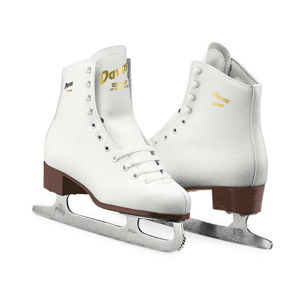 Graf Davos Gold Ice Skates - 37