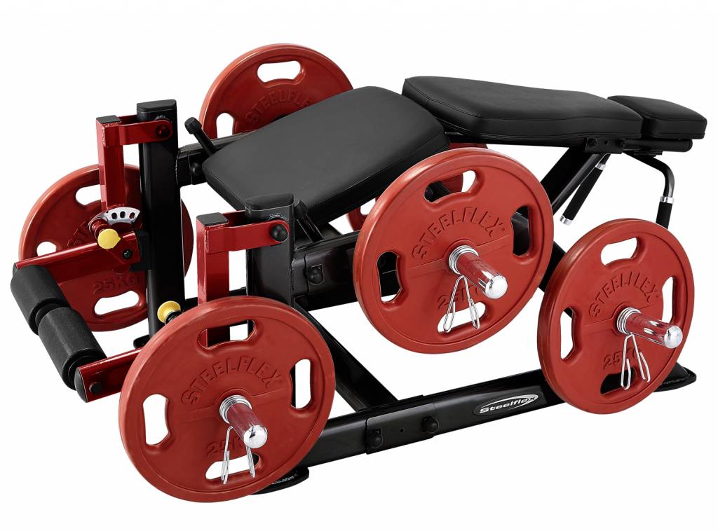Steelflex Plate Loaded Leg Curl Machine