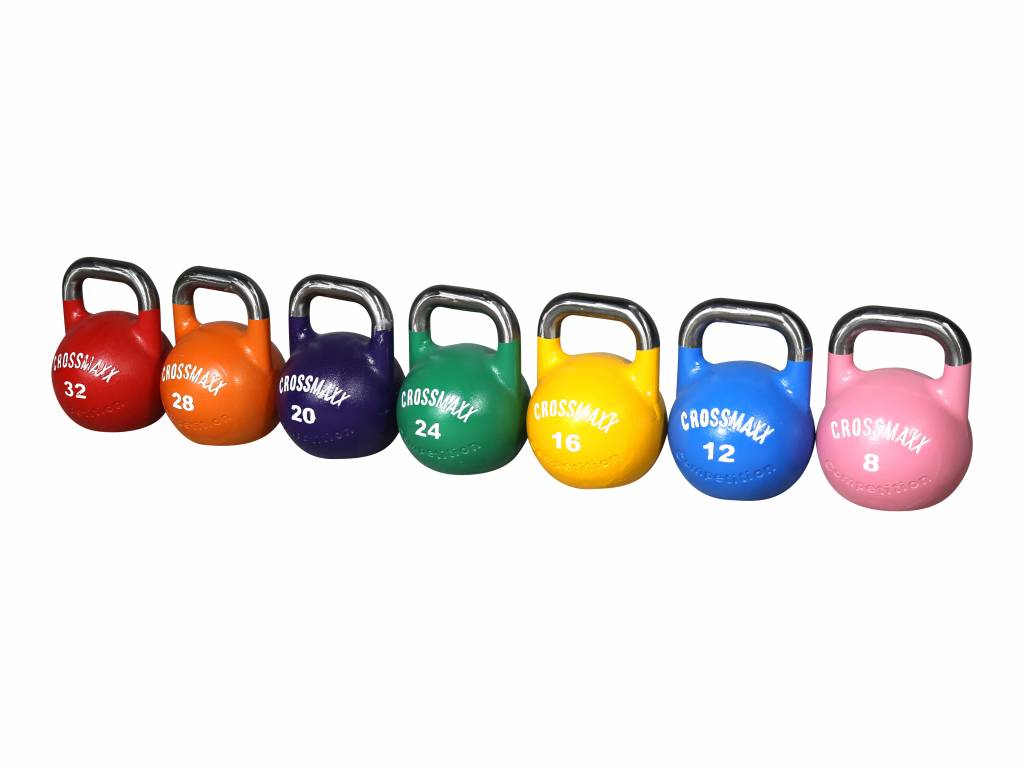 Crossmaxx LMX 88 Competition Kettlebell Studioset 8 t/m 48 kg
