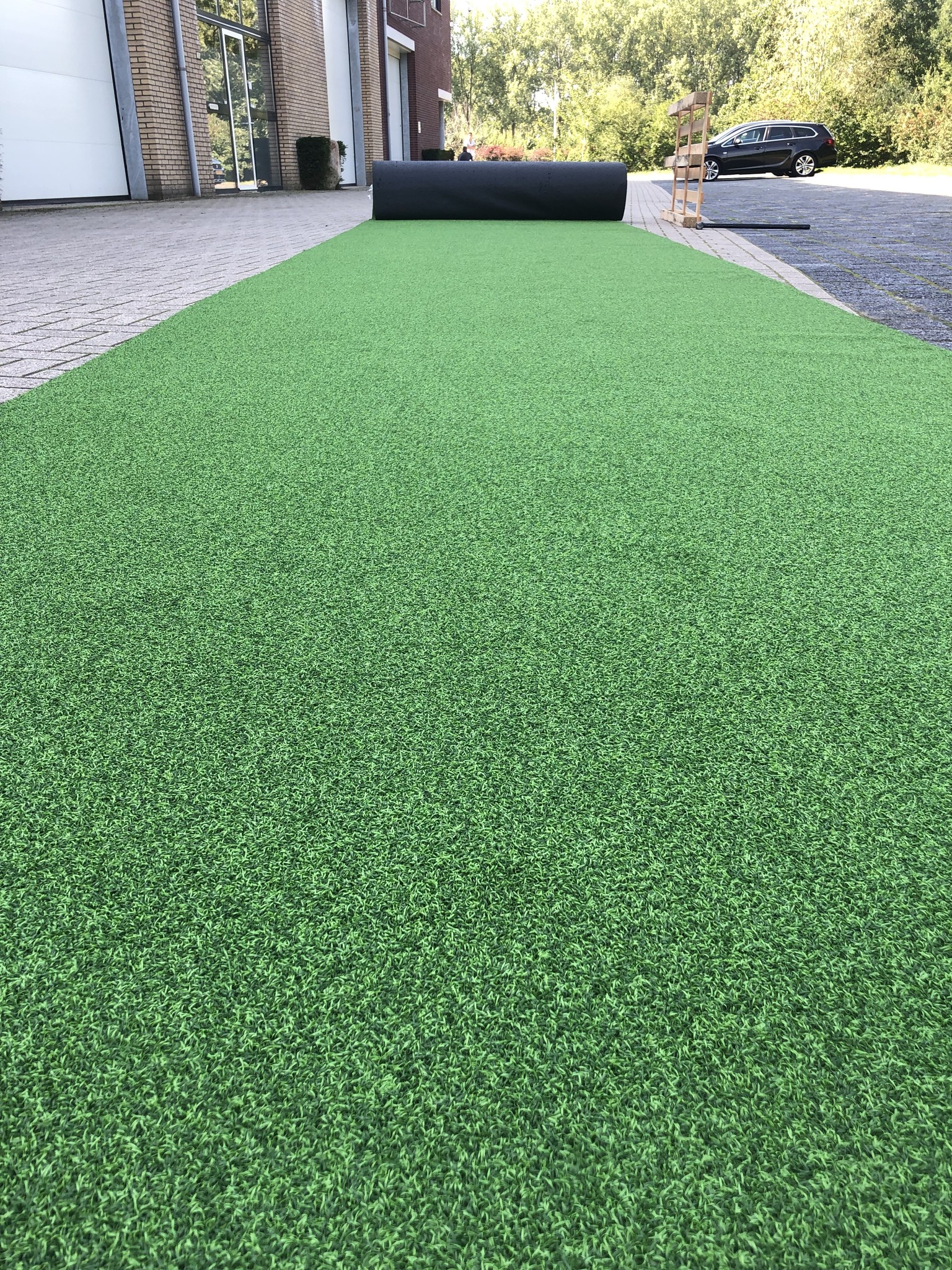 PT Essentials Kunstgras Sprinttrack Multiplay Groen - Single Colour - 4 x 25 meter