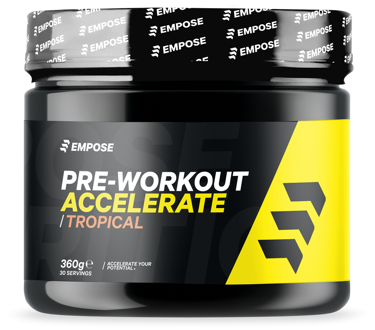 Empose Nutrition Pre -Workout Accelerate 360 gram - Tropical